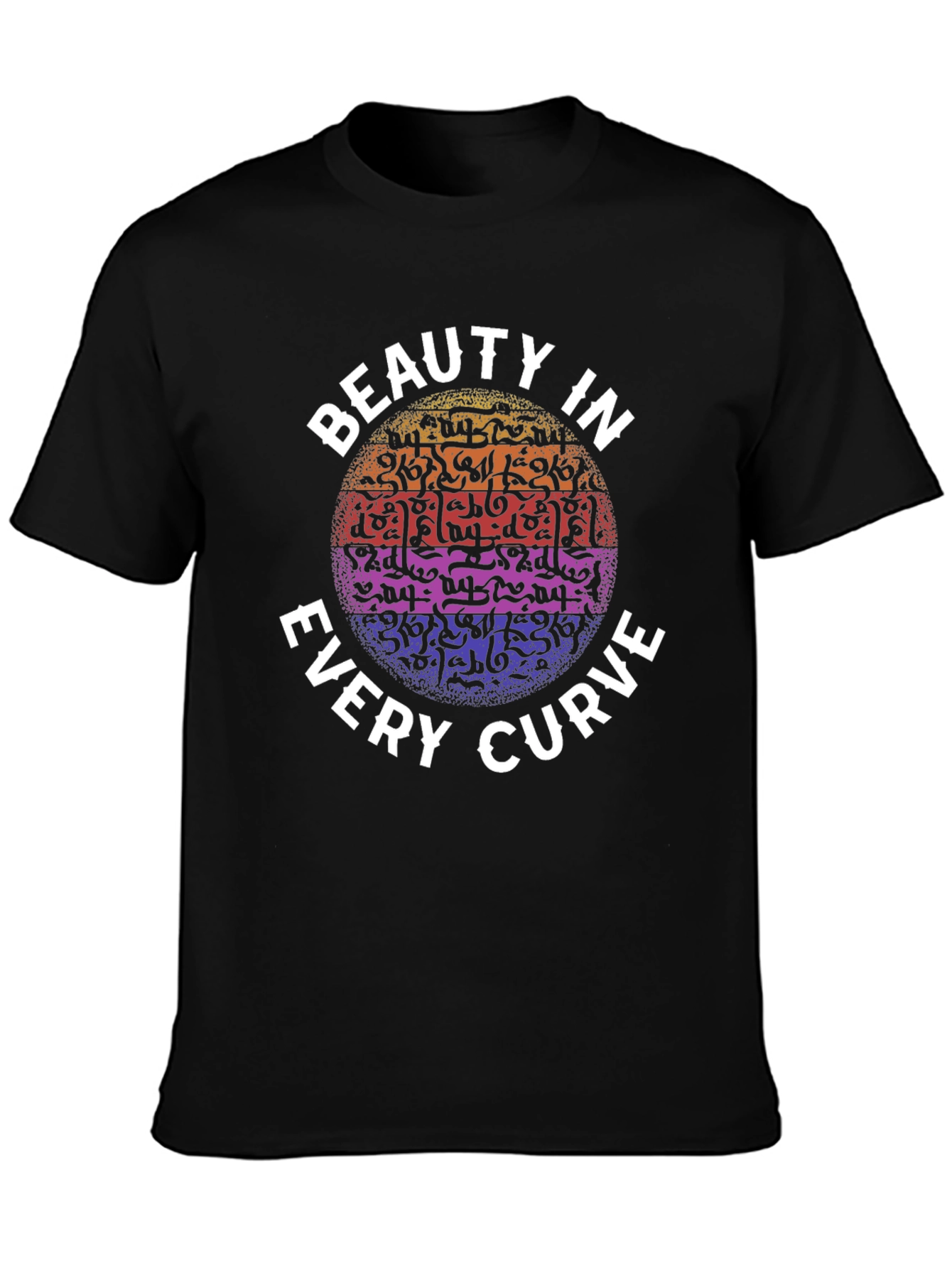 Beauty in Every Curve Graphic T-Shirt