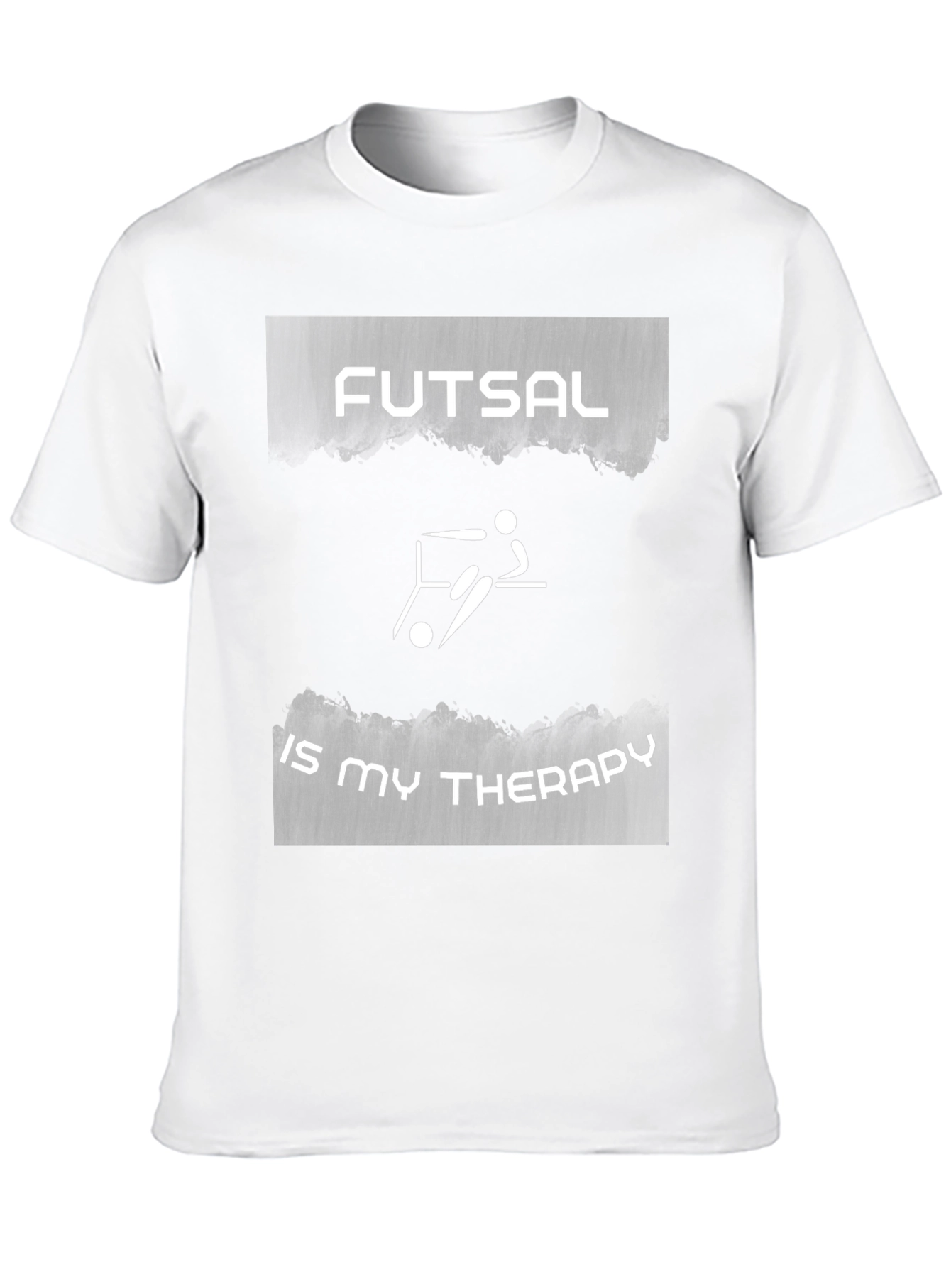 Futsal is My Therapy Black T-Shirt