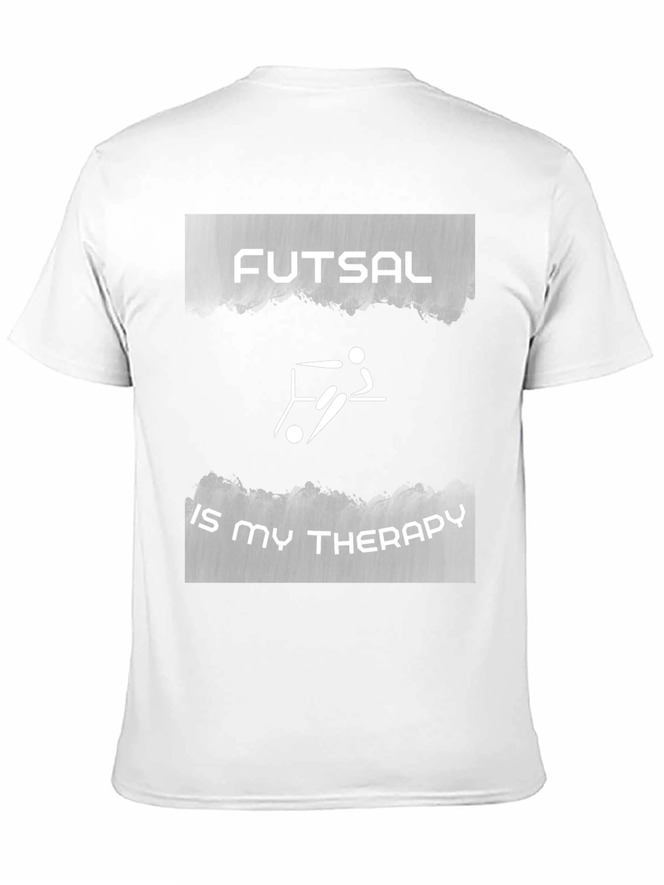 Futsal is My Therapy Black T-Shirt