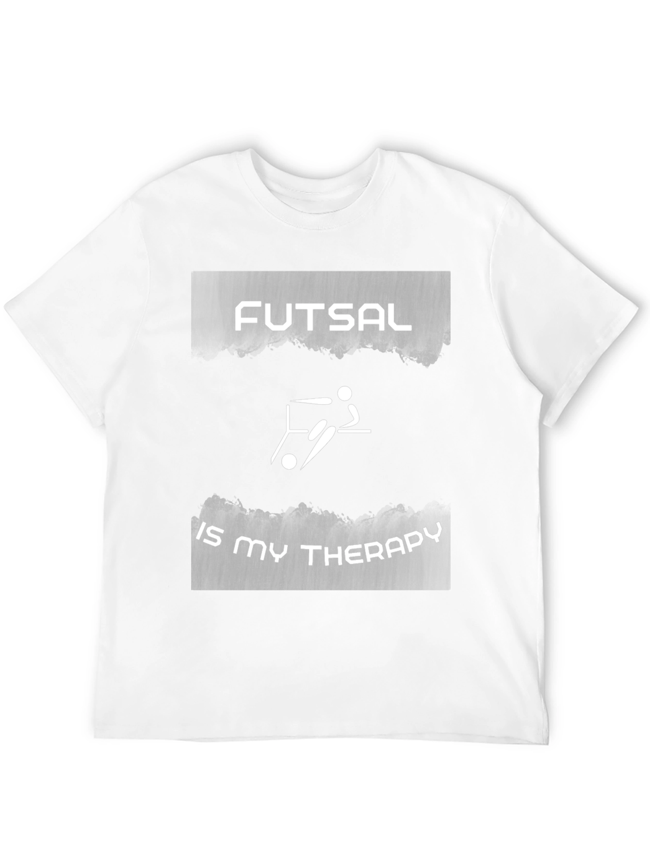 Futsal is My Therapy Black T-Shirt