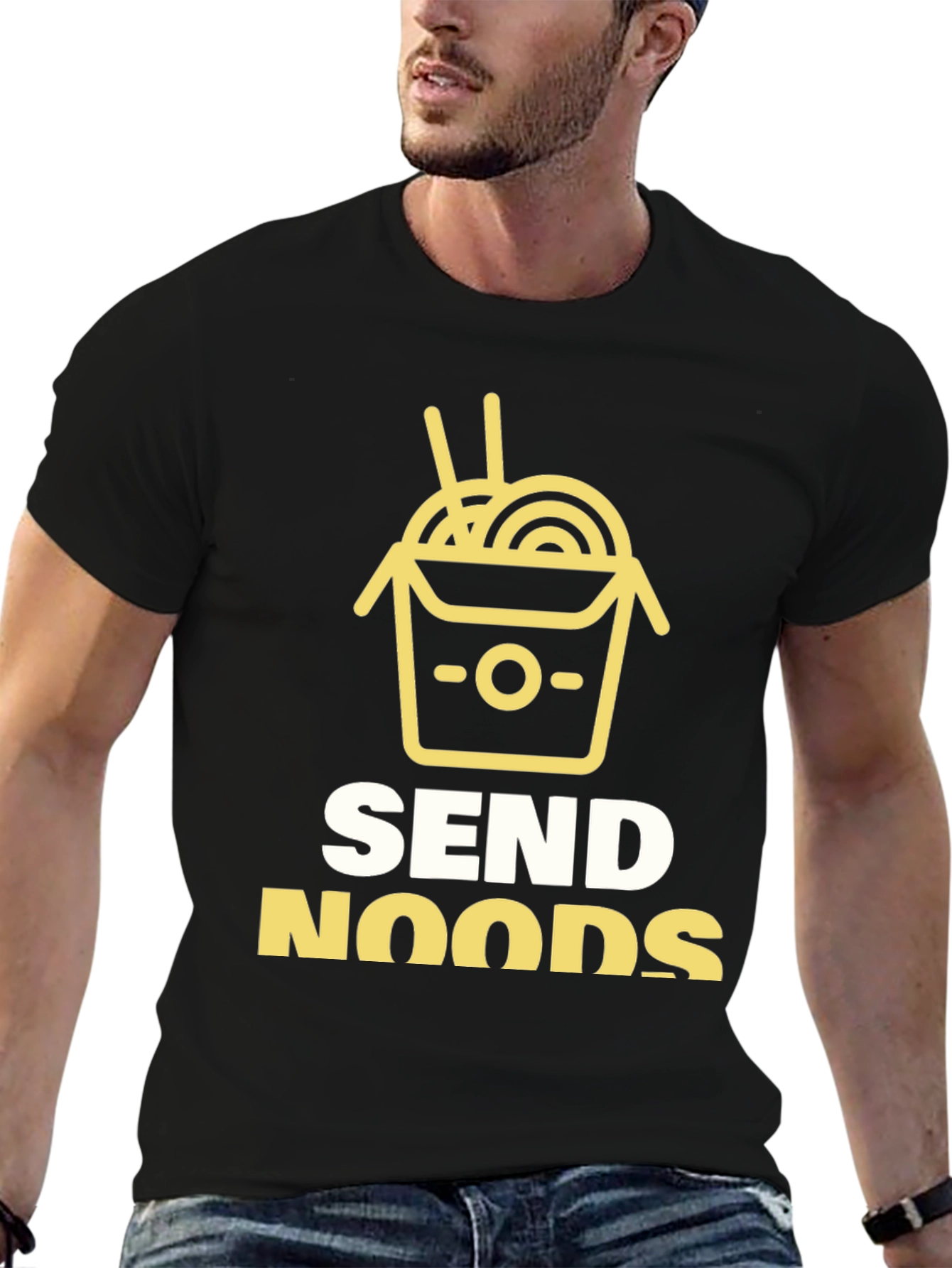 Send Noods T-Shirt - Funny Noodle Graphic Tee