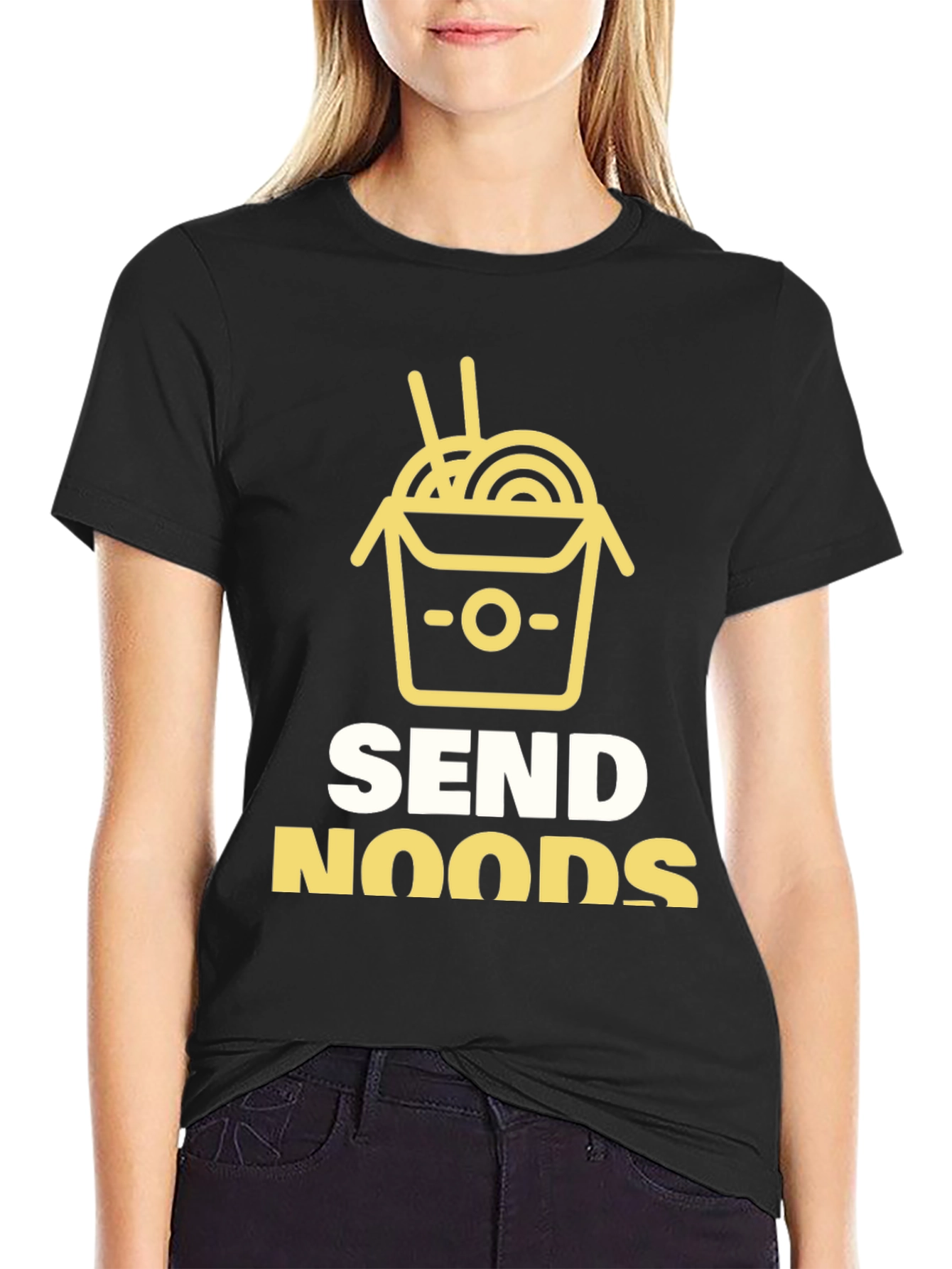 Send Noods T-Shirt - Funny Noodle Graphic Tee