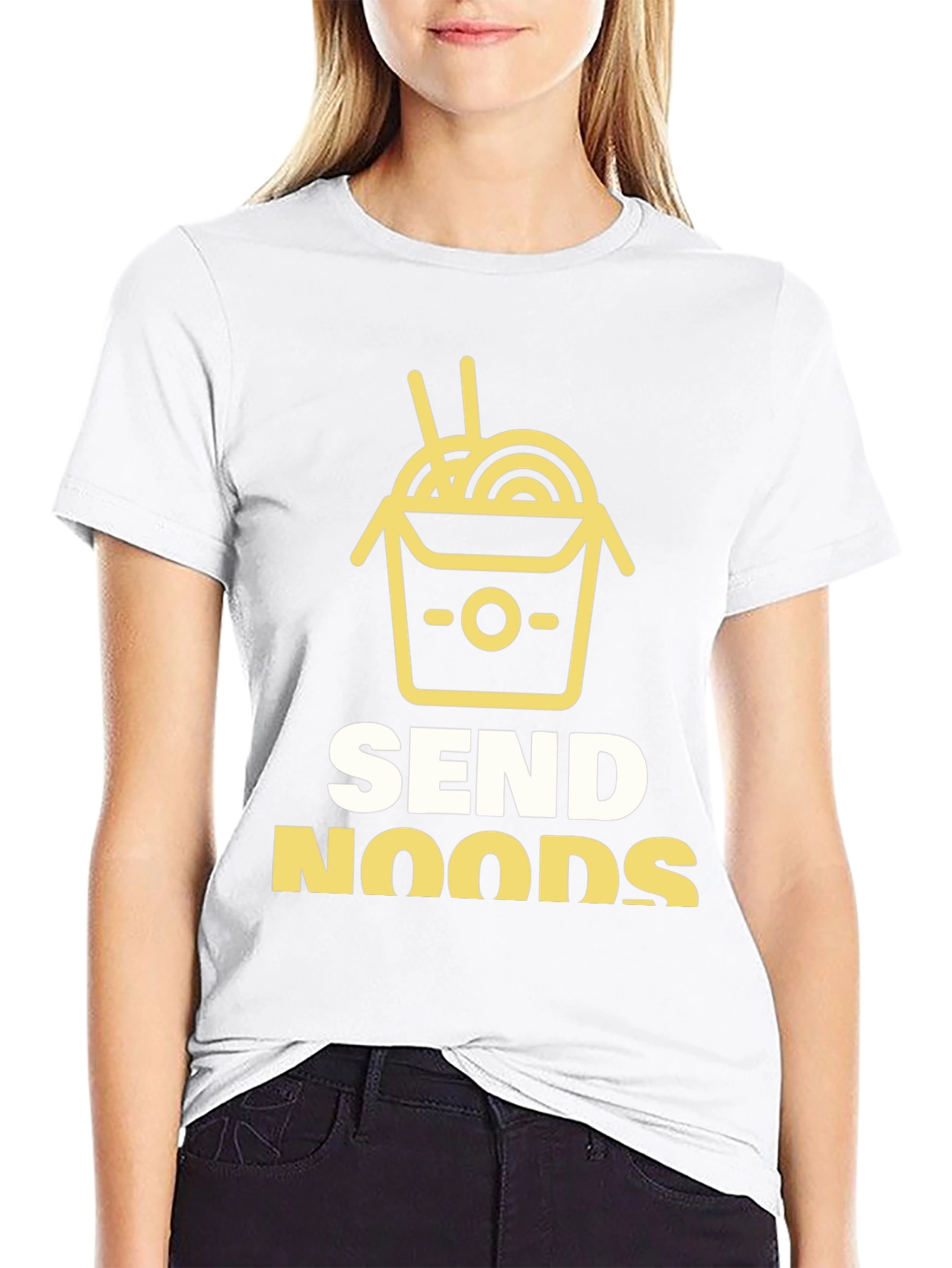 Send Noods T-Shirt - Funny Noodle Graphic Tee