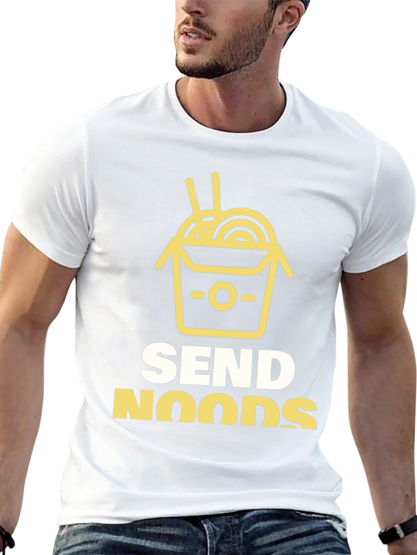 Send Noods T-Shirt - Funny Noodle Graphic Tee