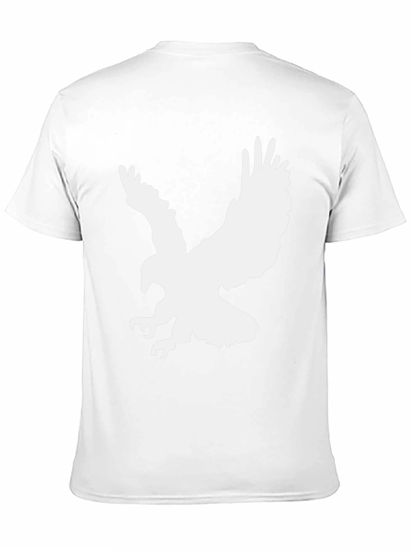 Mens Black Eagle Graphic T-Shirt