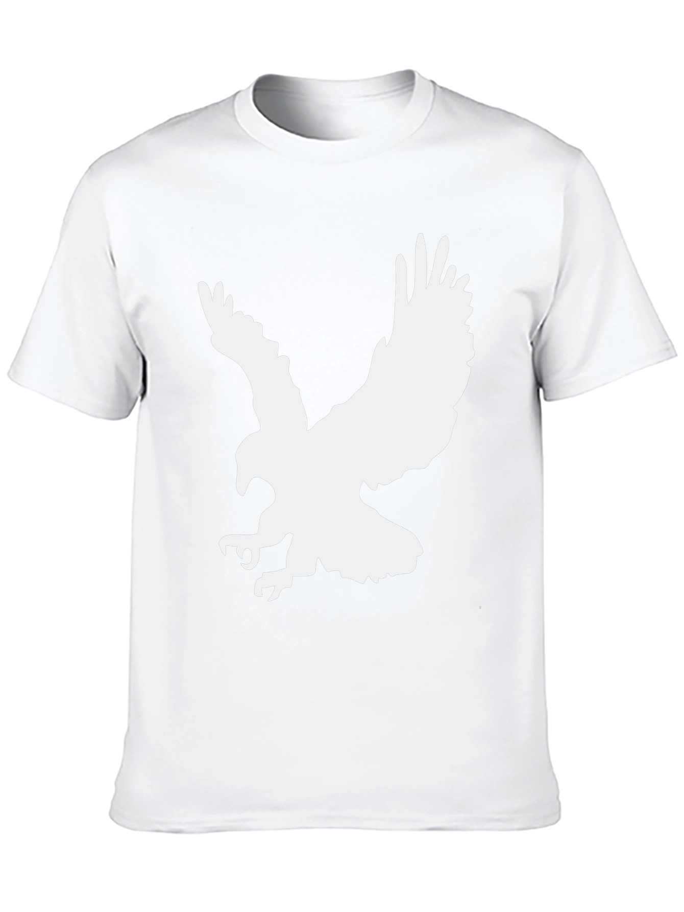 Mens Black Eagle Graphic T-Shirt