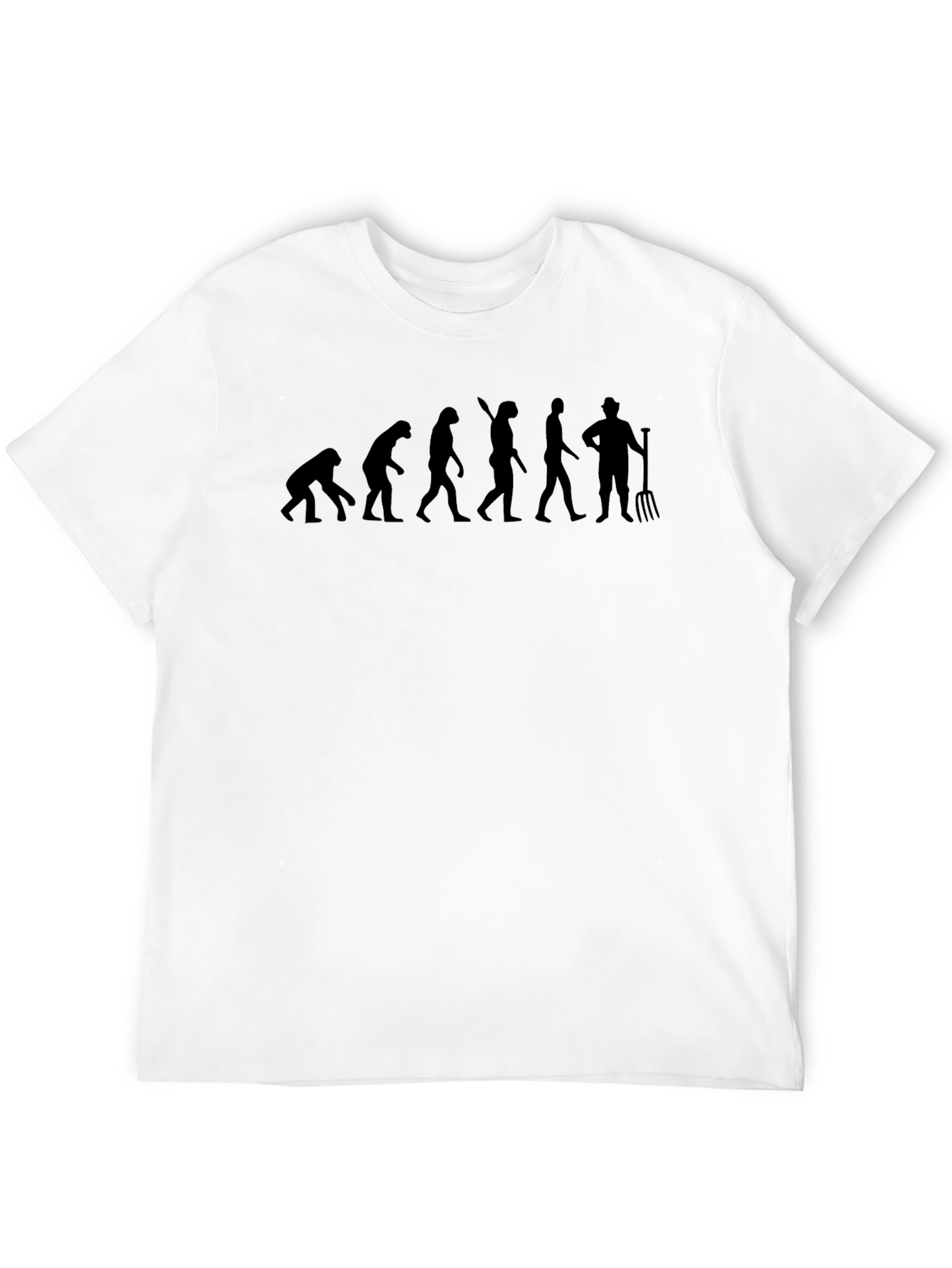 Evolution of Farming Humor T-Shirt