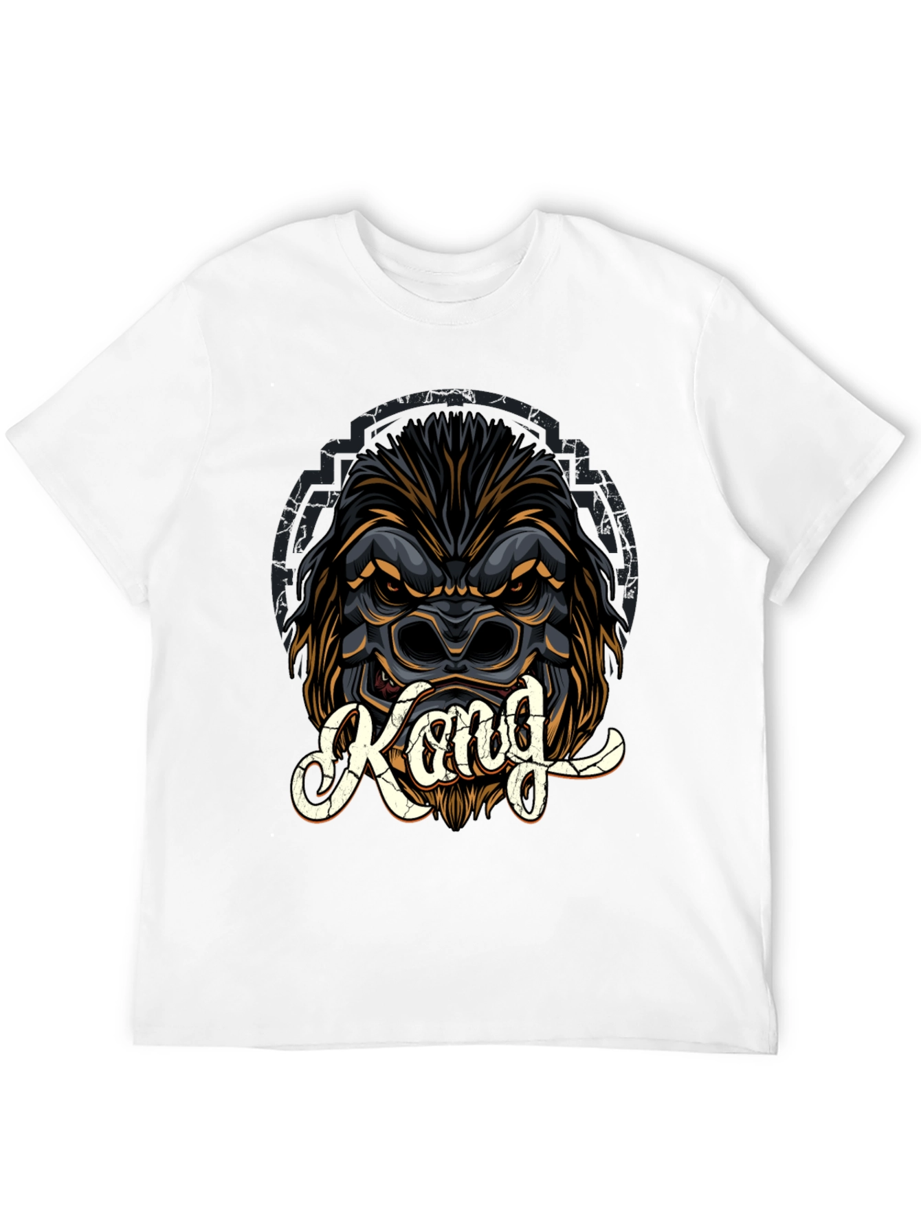 Kong Graphic Print Black T-Shirt