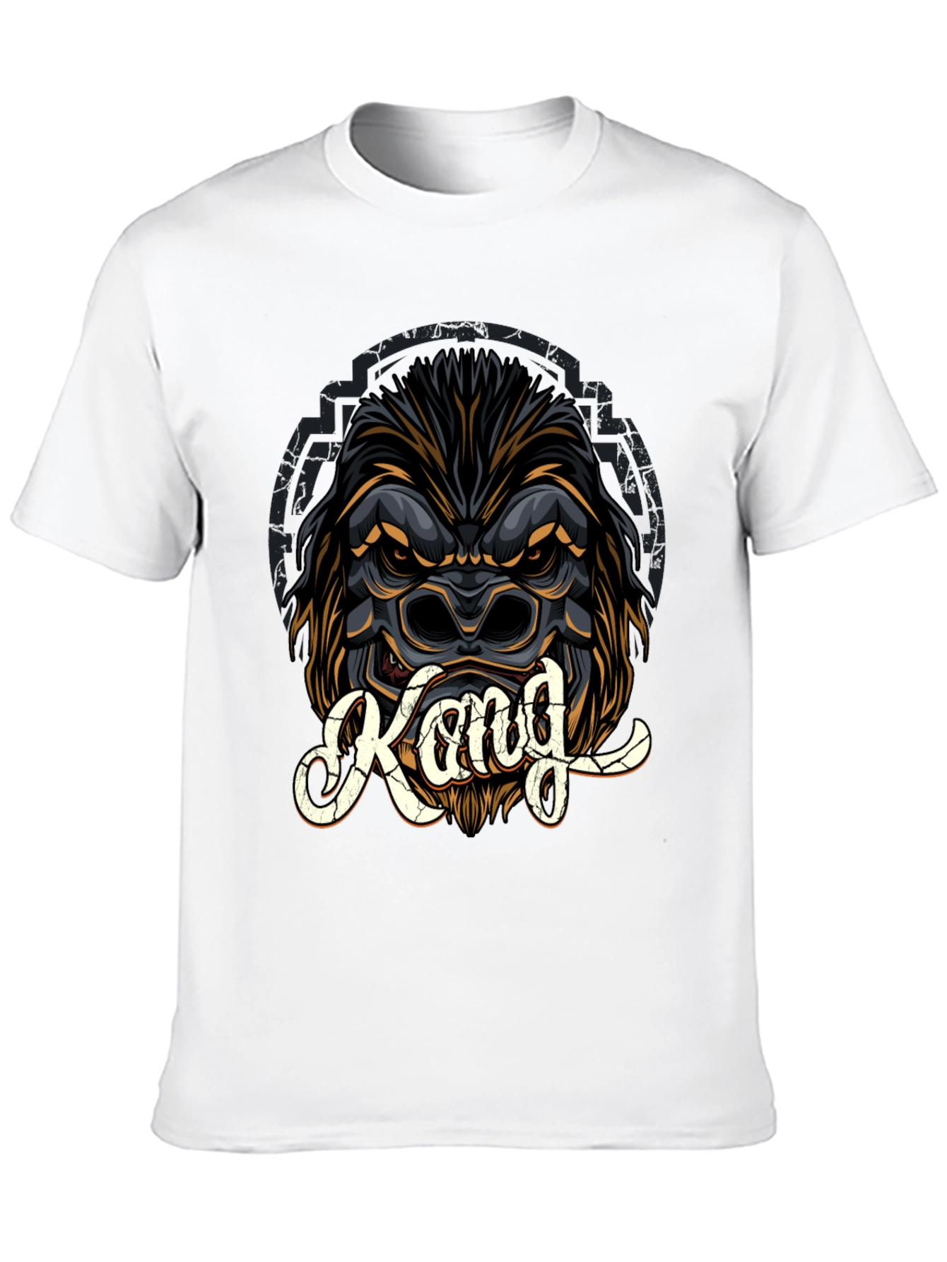 Kong Graphic Print Black T-Shirt