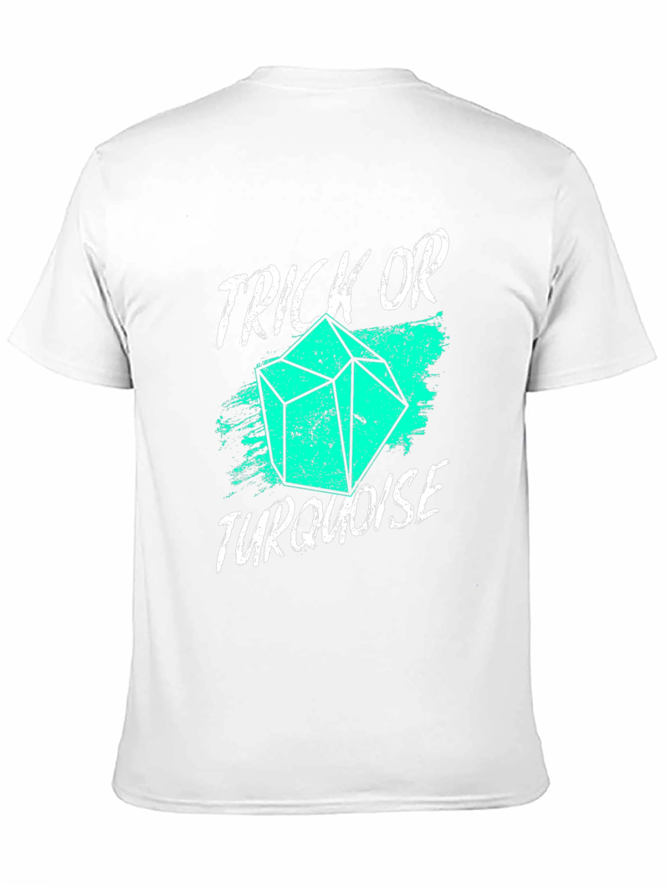 Trick or Turquoise T-Shirt - Black Tee