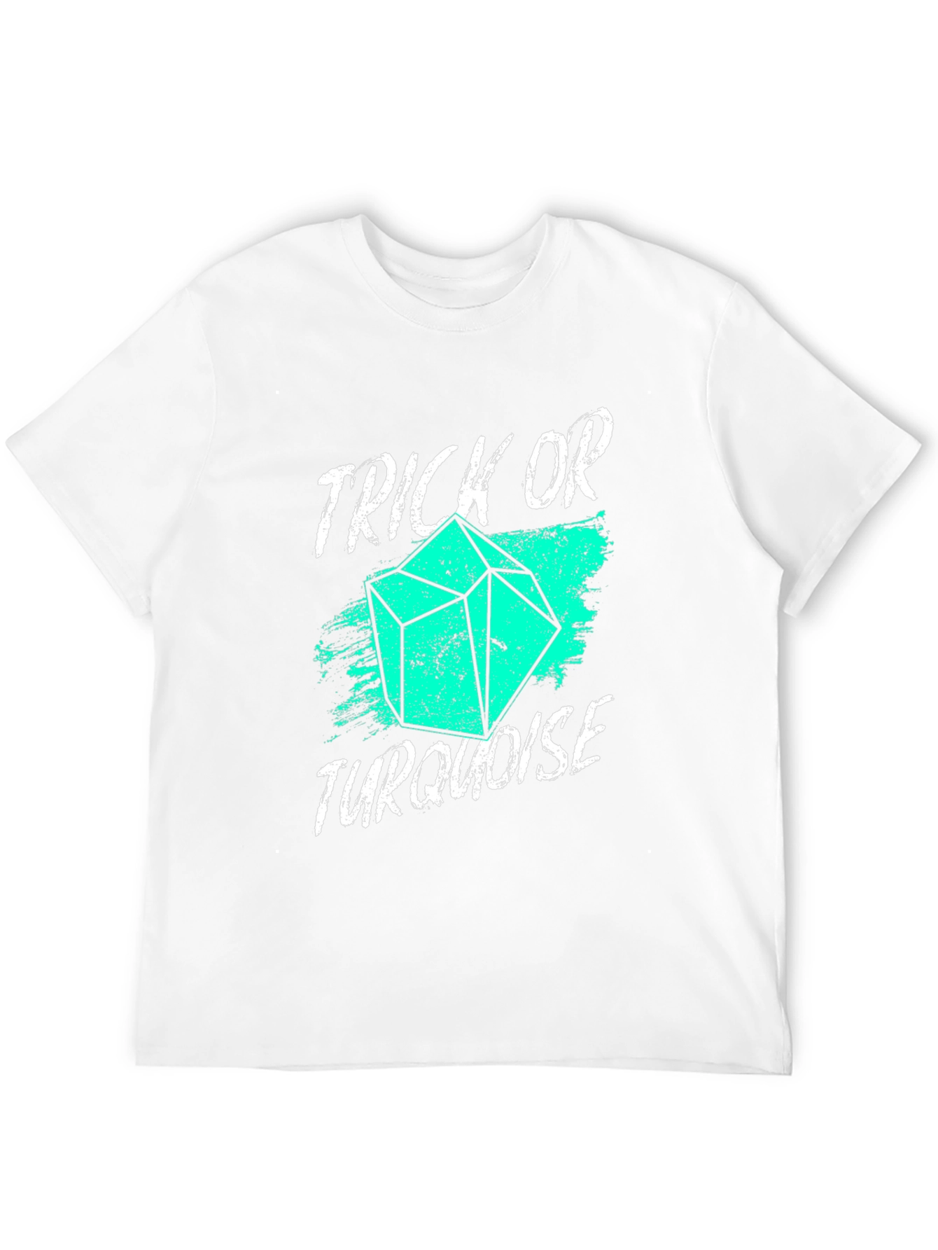 Trick or Turquoise T-Shirt - Black Tee