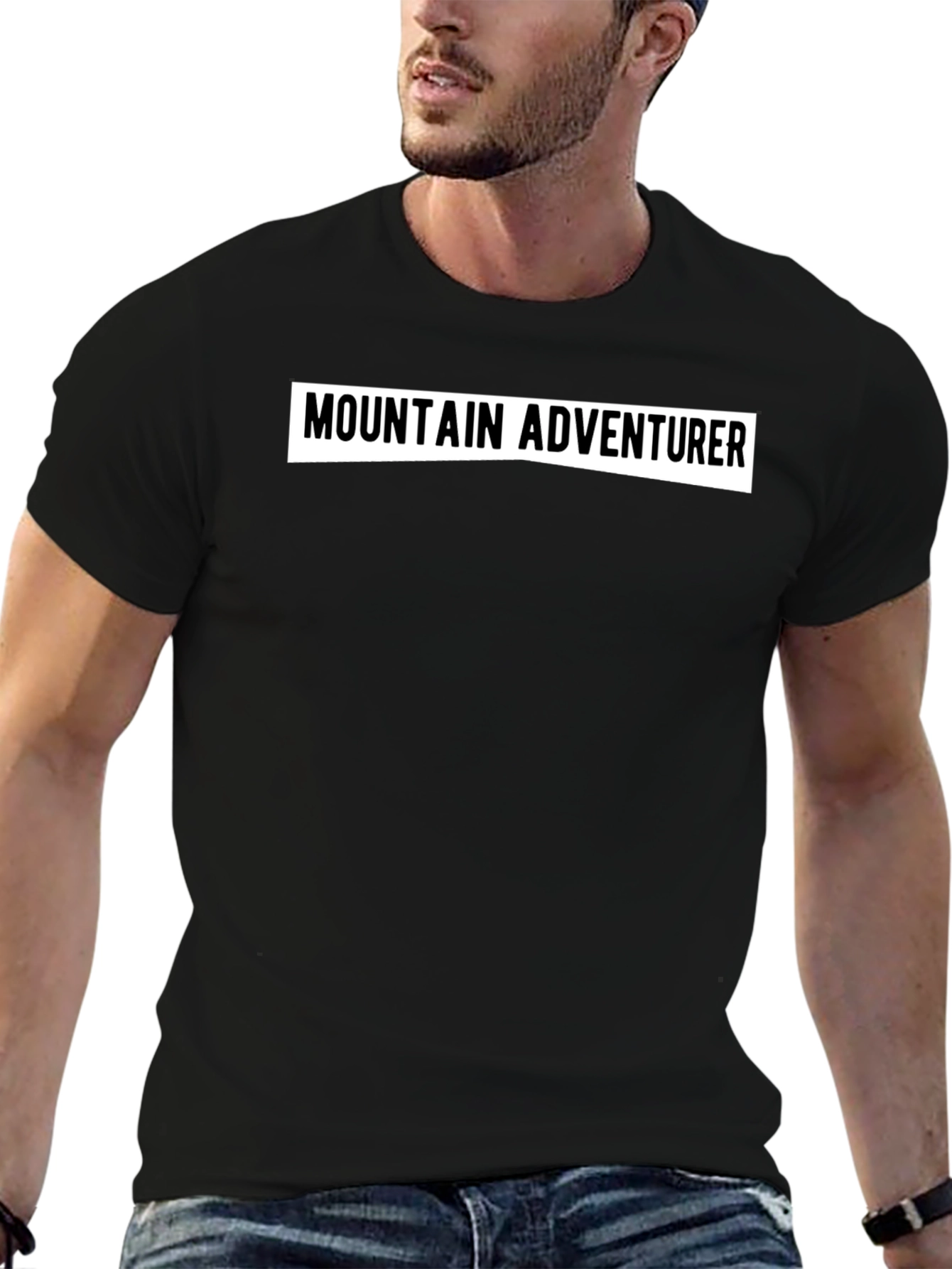 Mountain Adventurer Black Graphic Tee