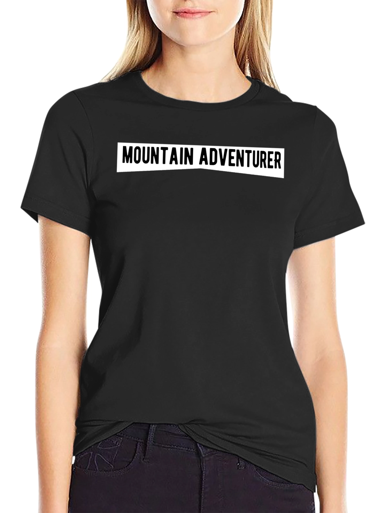 Mountain Adventurer Black Graphic Tee