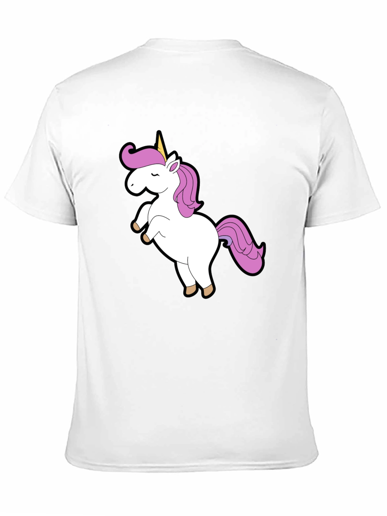 Unicorn Graphic Black T-Shirt