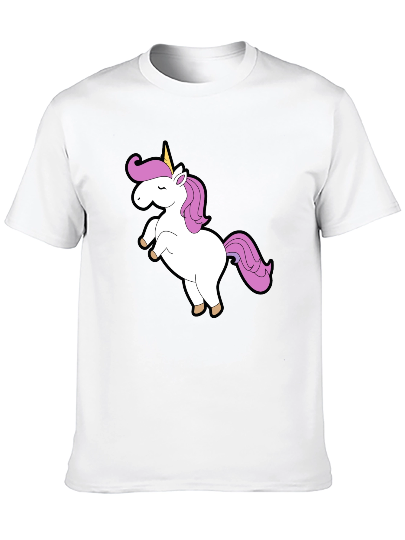 Unicorn Graphic Black T-Shirt