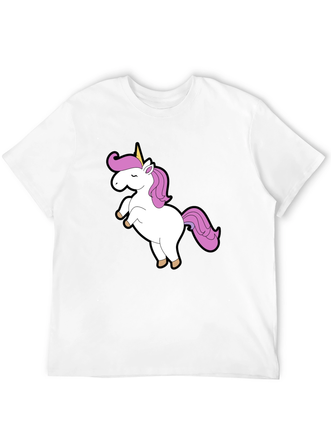 Unicorn Graphic Black T-Shirt