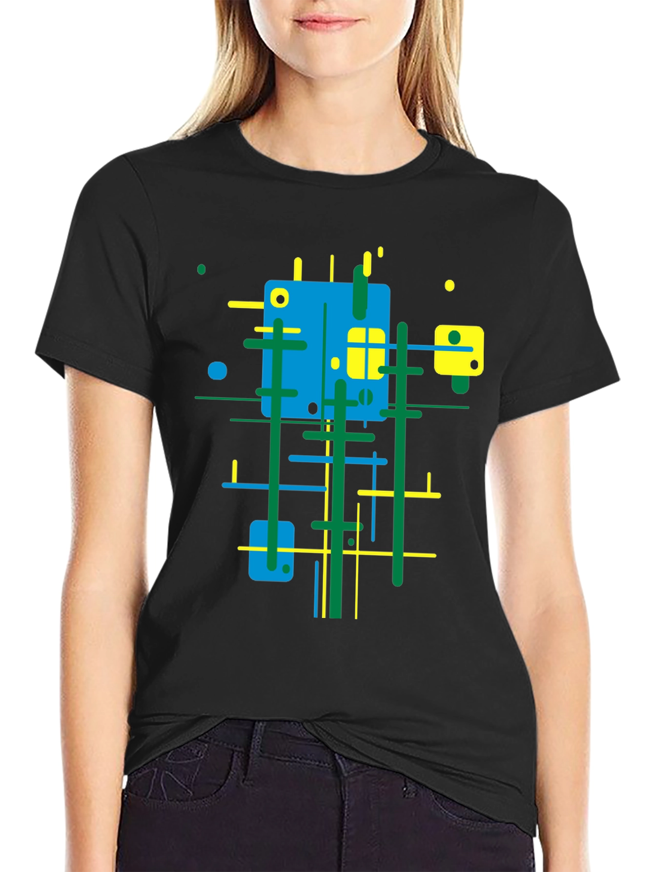 Abstract Geometric Art T-Shirt