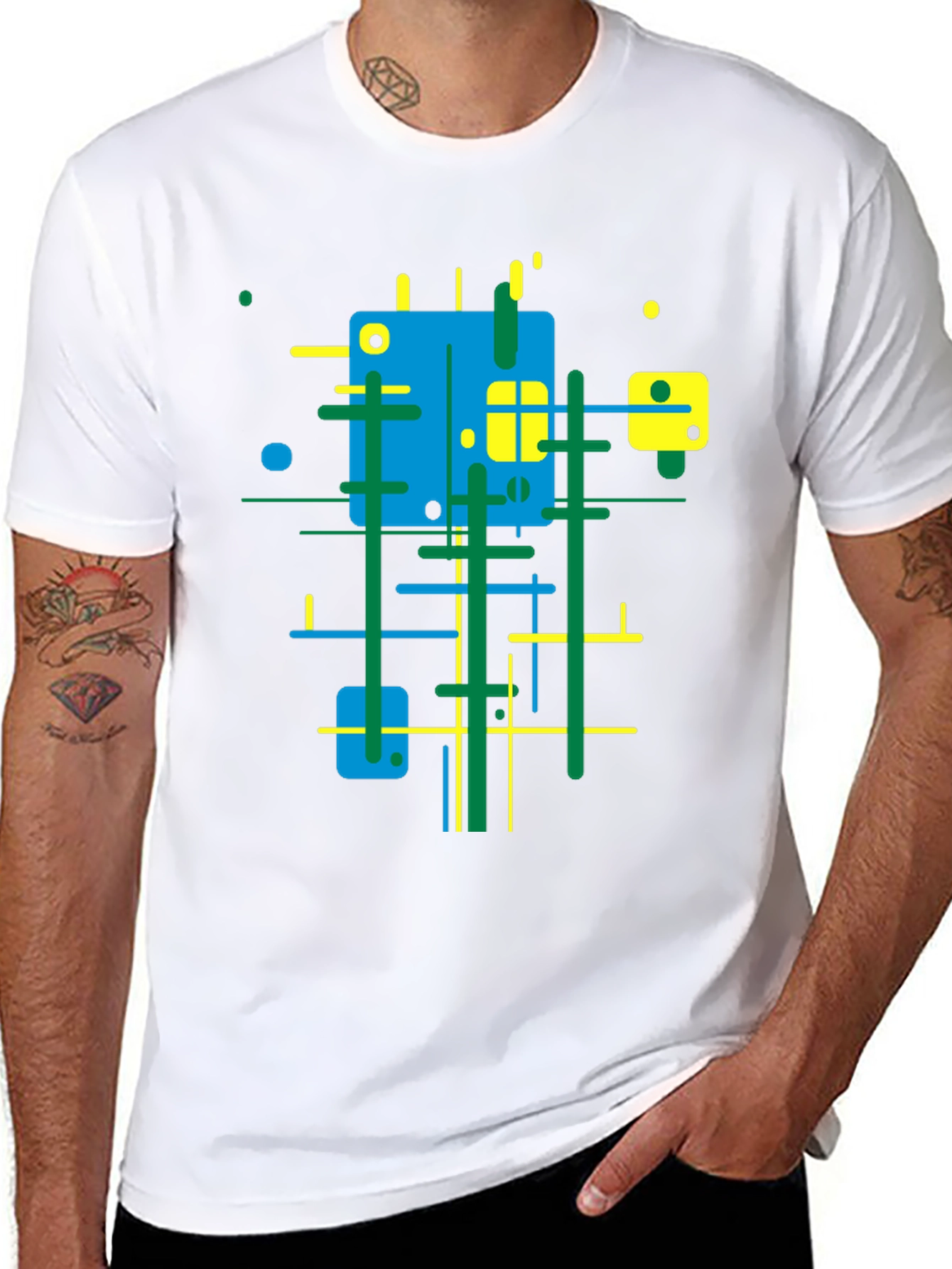 Abstract Geometric Art T-Shirt