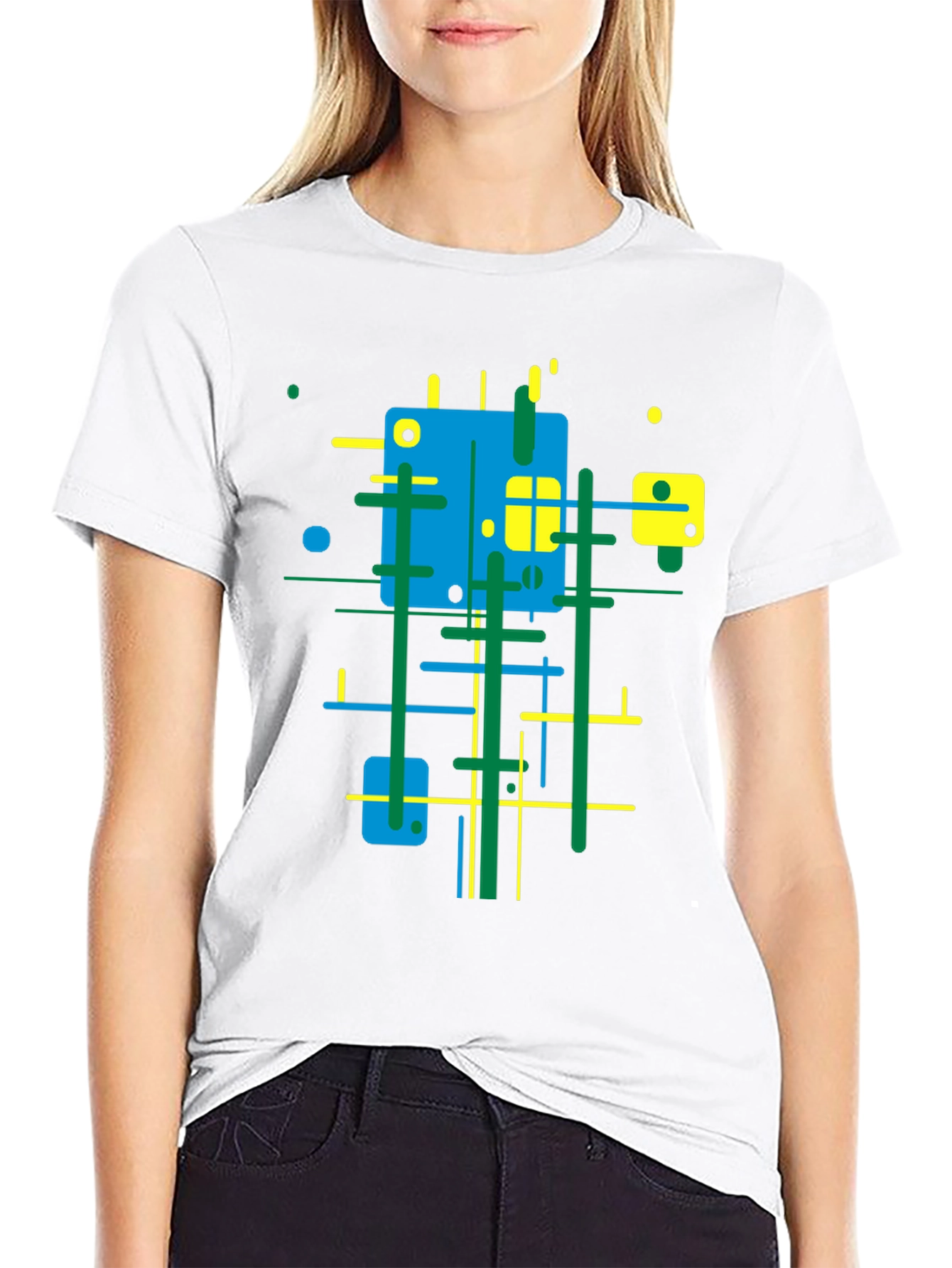 Abstract Geometric Art T-Shirt