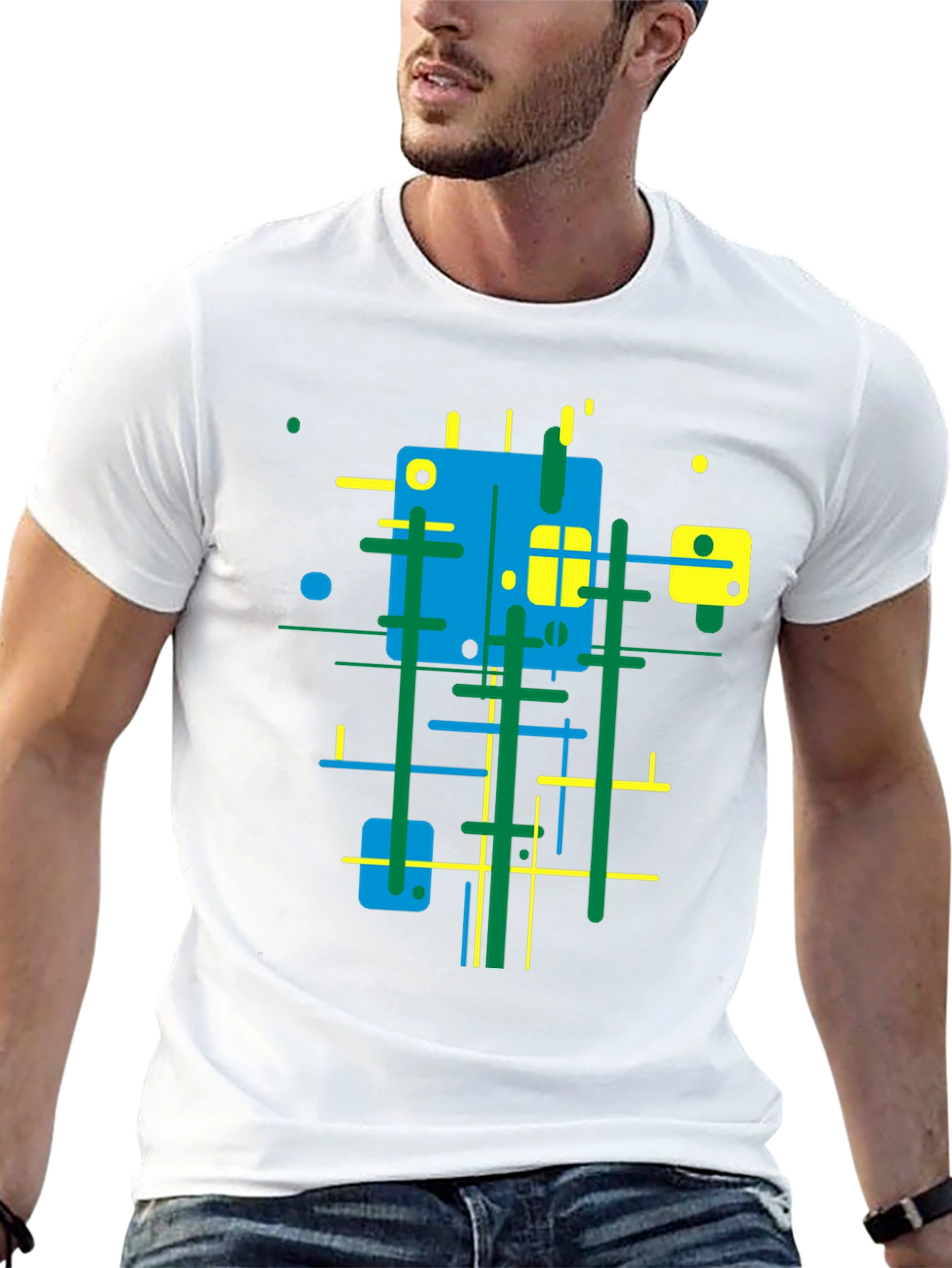 Abstract Geometric Art T-Shirt