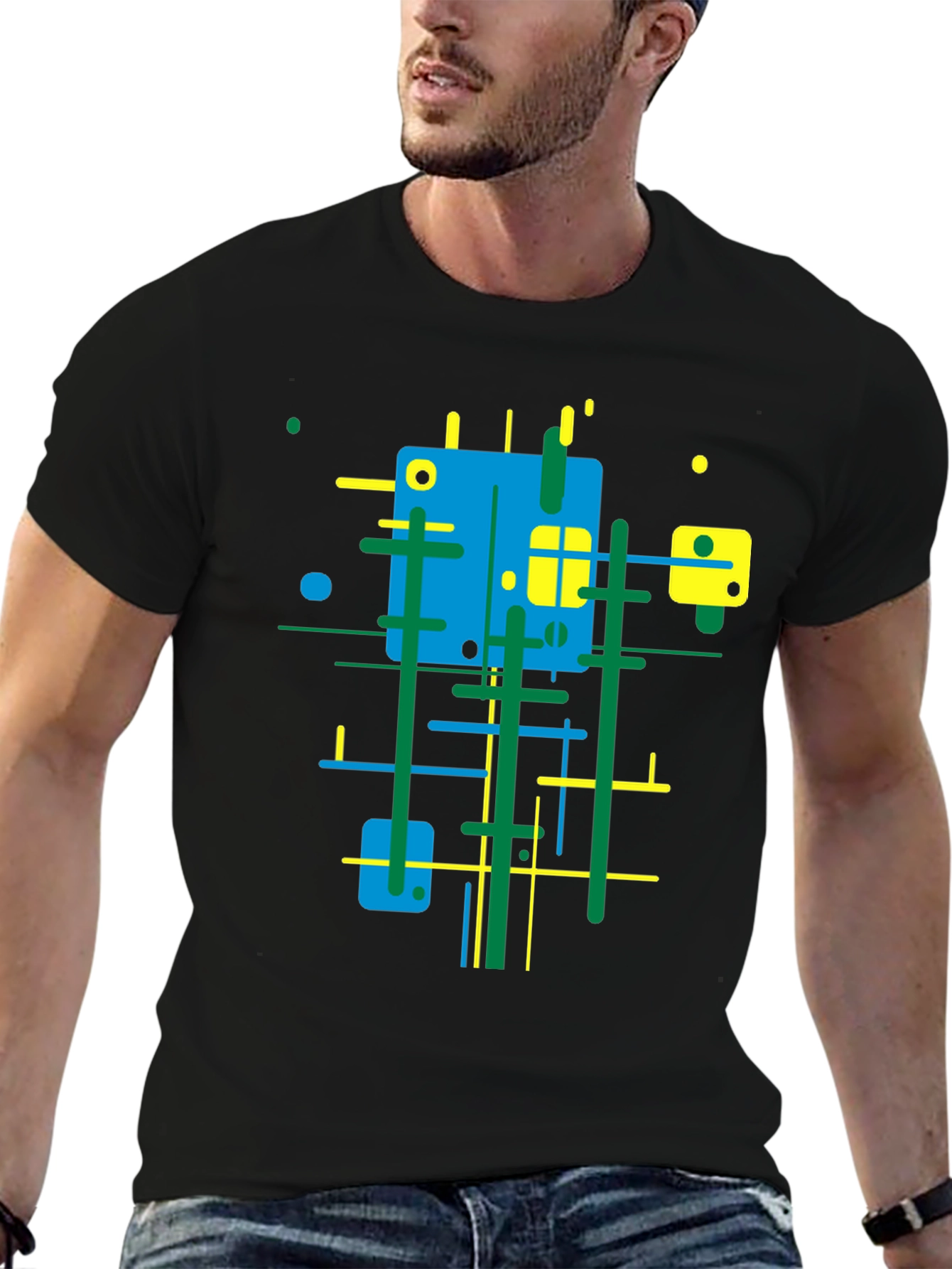 Abstract Geometric Art T-Shirt
