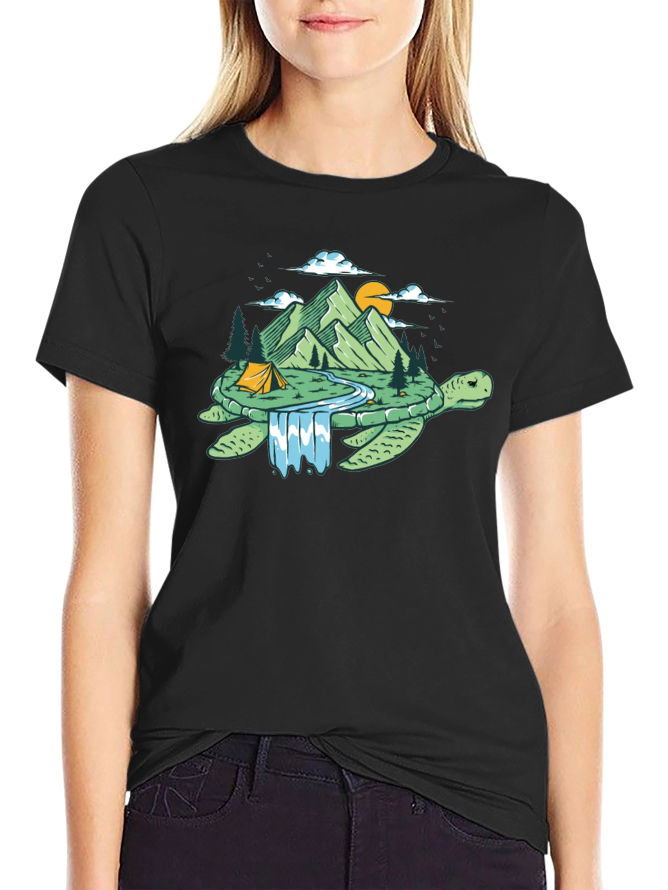 Turtle Island T-Shirt: Nature Lovers Tee