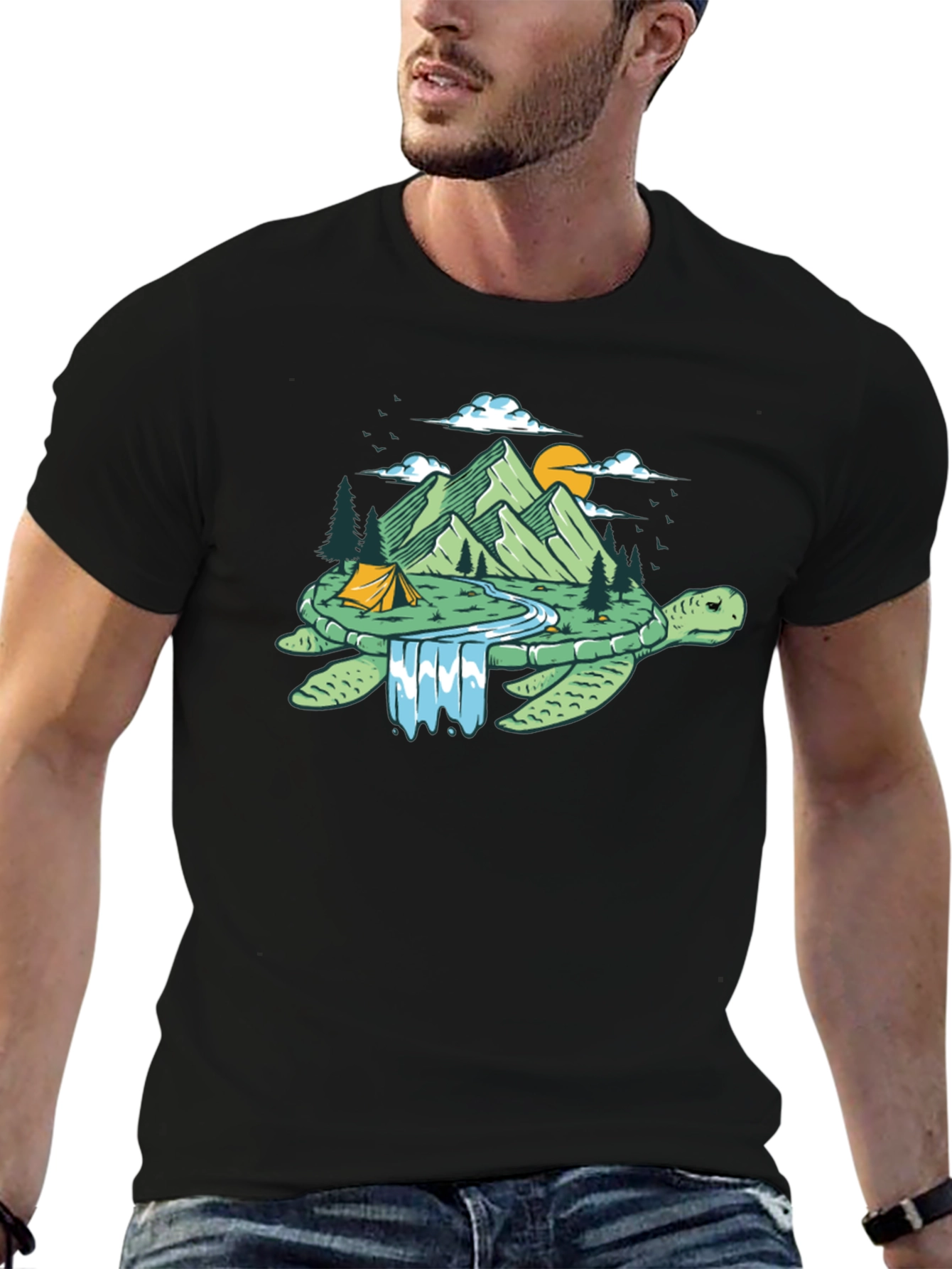 Turtle Island T-Shirt: Nature Lovers Tee