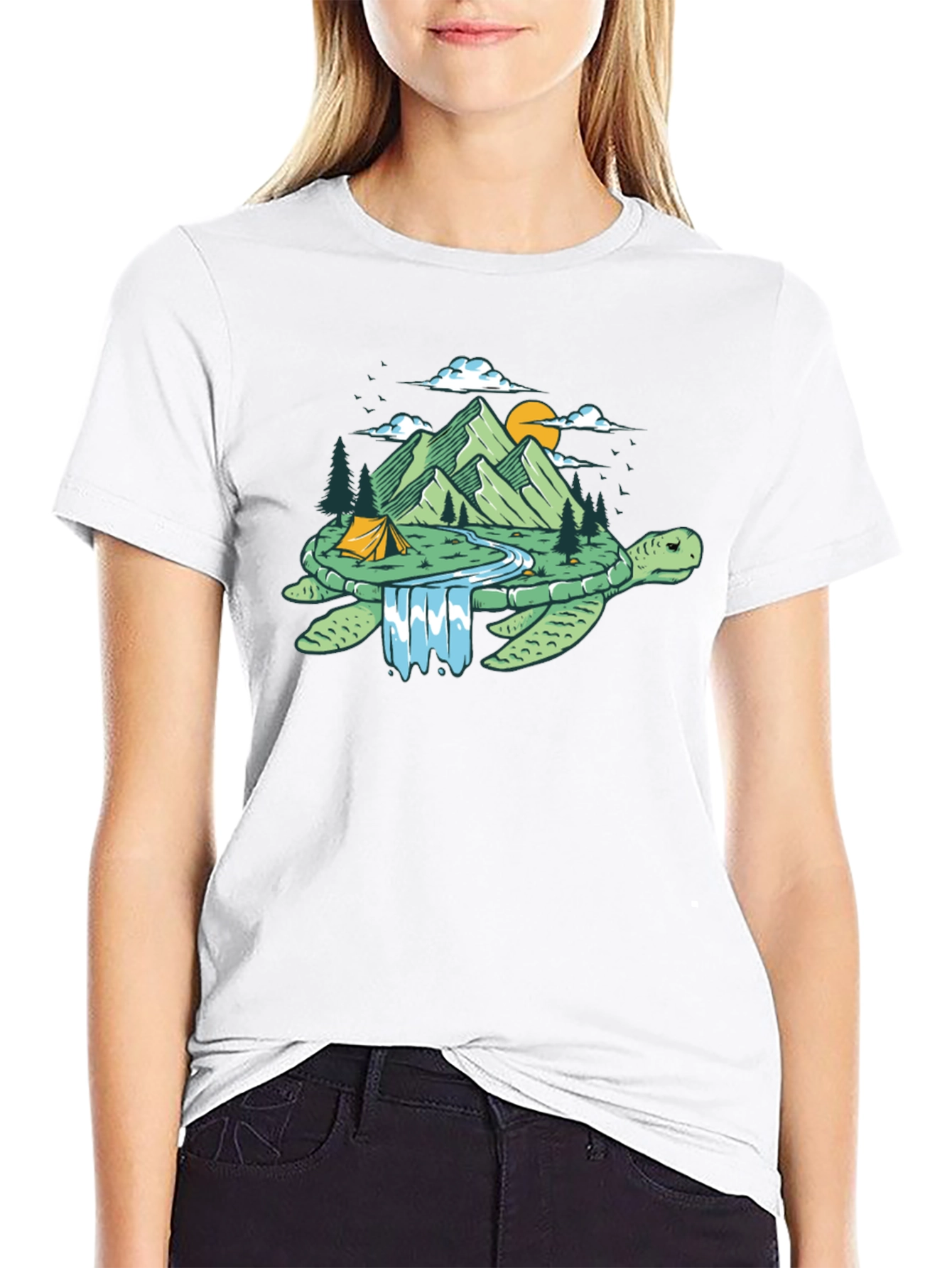 Turtle Island T-Shirt: Nature Lovers Tee