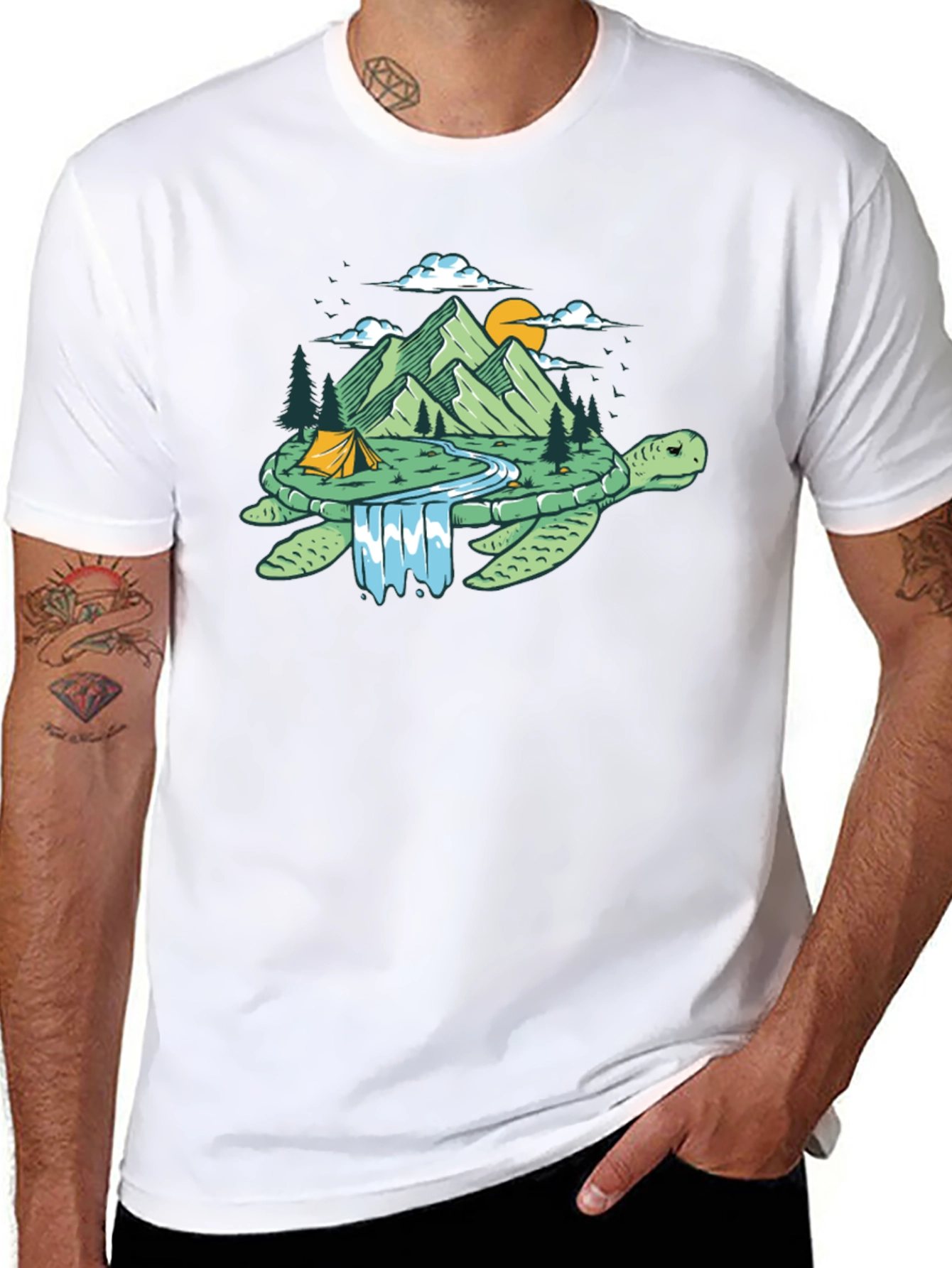 Turtle Island T-Shirt: Nature Lovers Tee