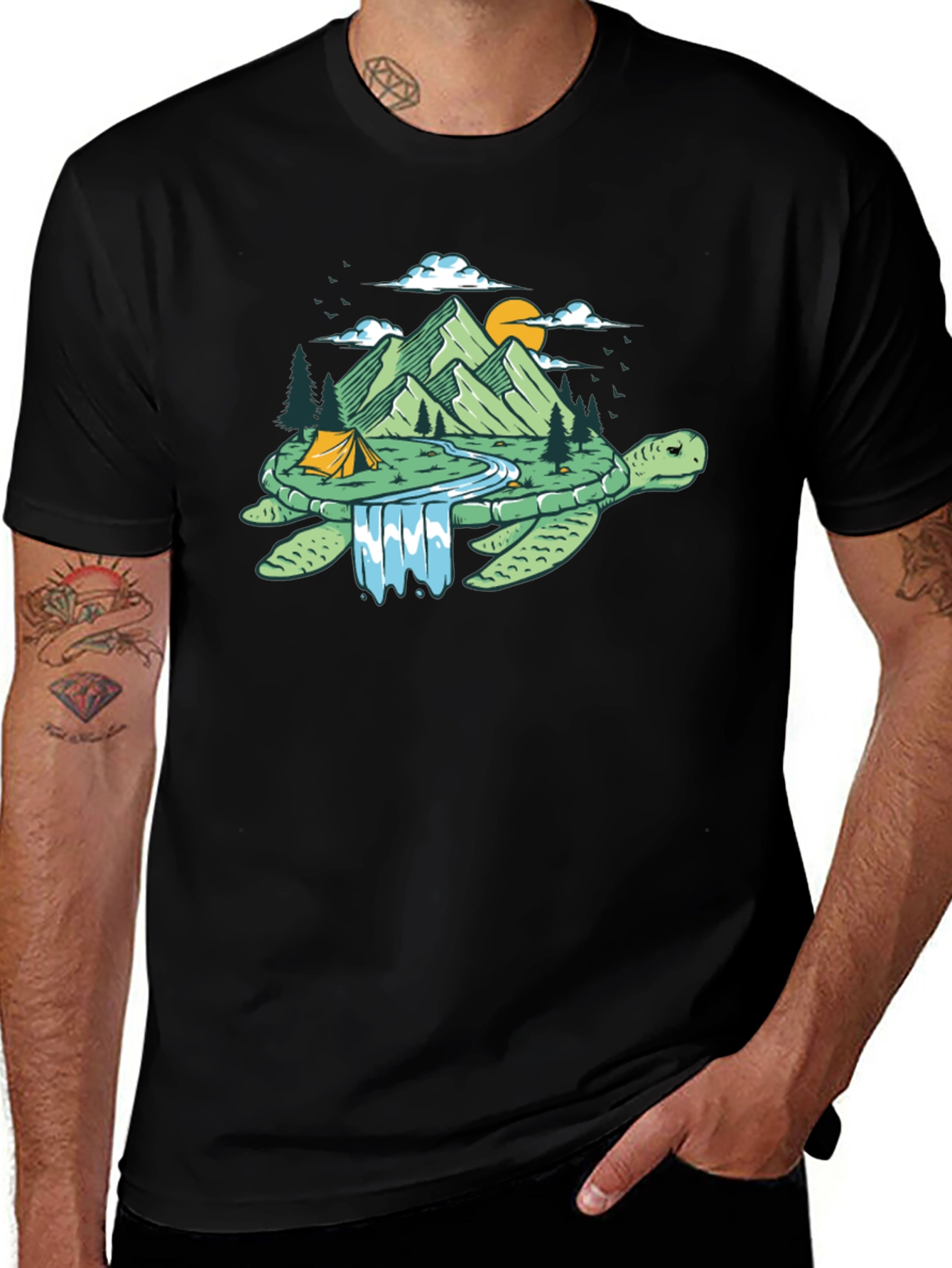 Turtle Island T-Shirt: Nature Lovers Tee