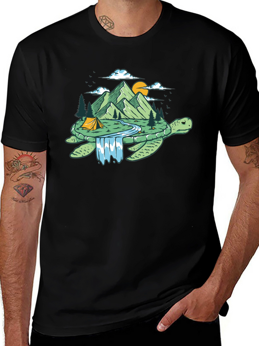 Turtle Island T-Shirt: Nature Lovers Tee