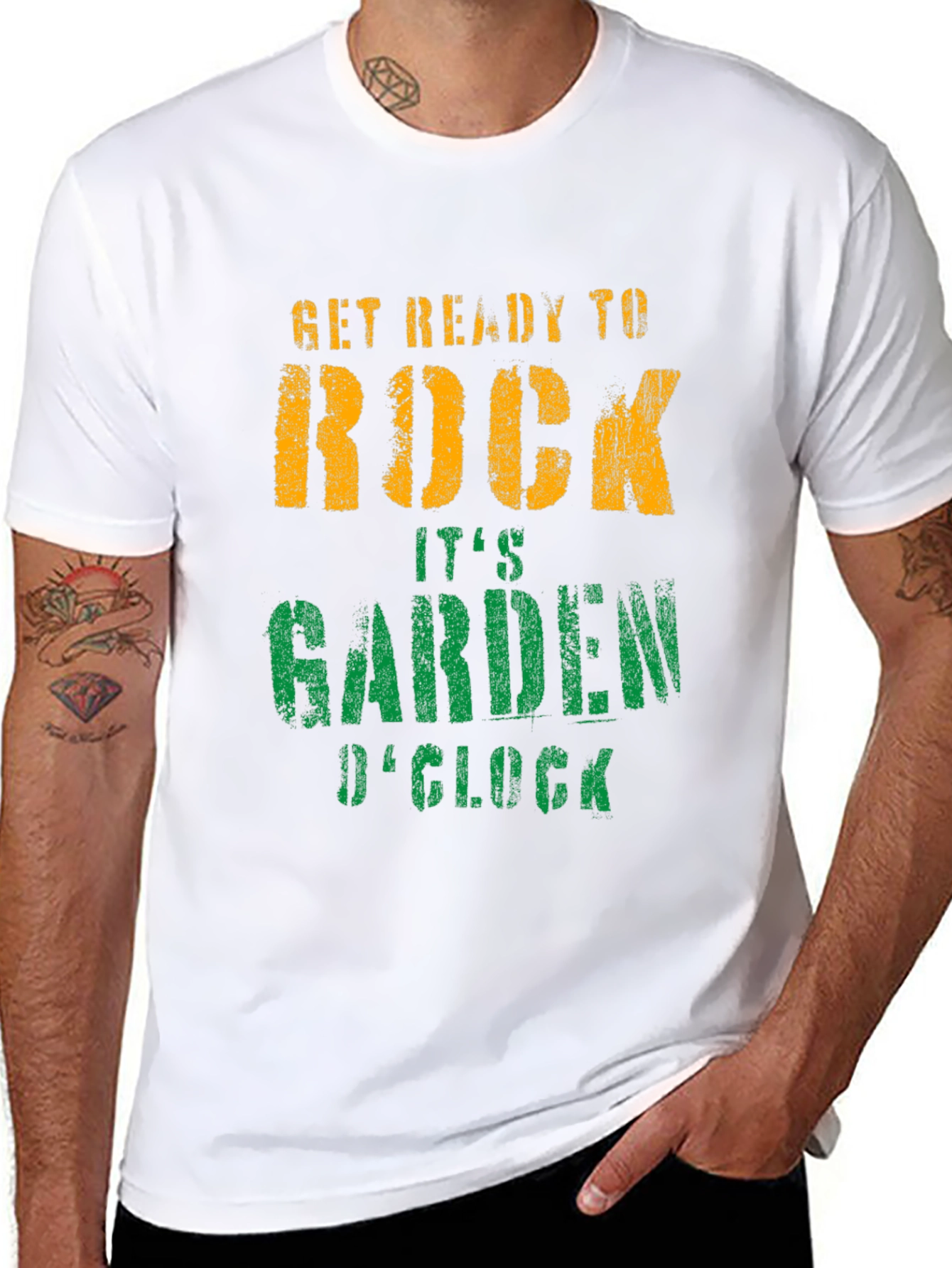 Get Ready To Rock Garden OClock Graphic Tee
