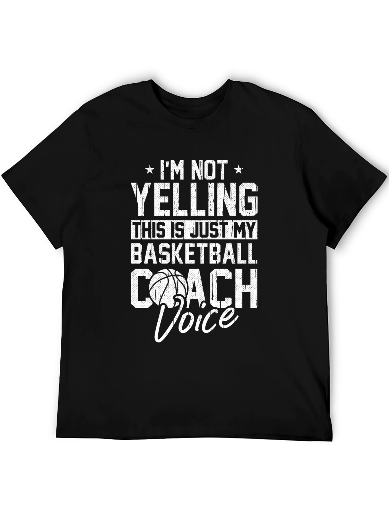 Basketball Coach Voice T-Shirt Funny Gift