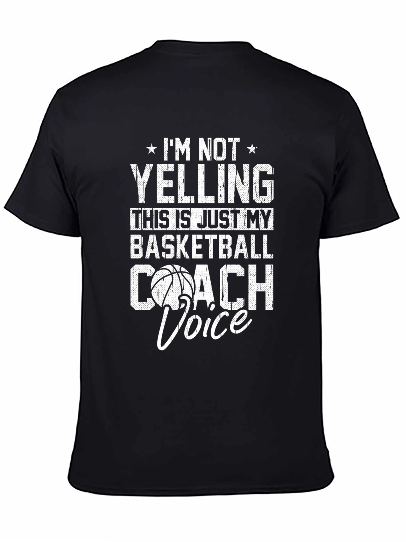 Basketball Coach Voice T-Shirt Funny Gift