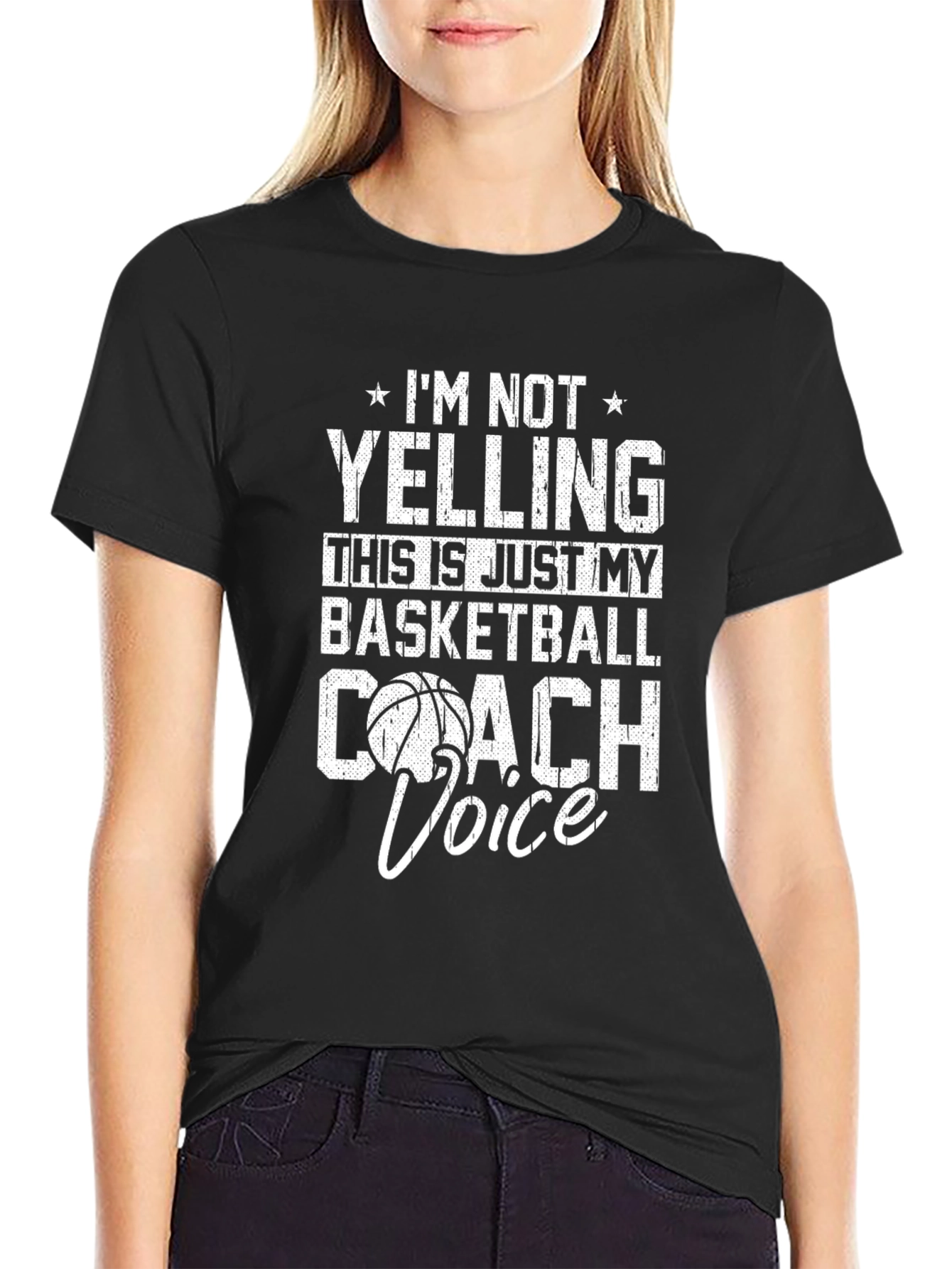 Basketball Coach Voice T-Shirt Funny Gift