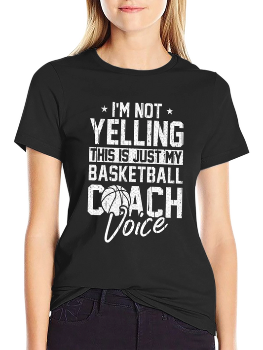 Basketball Coach Voice T-Shirt Funny Gift