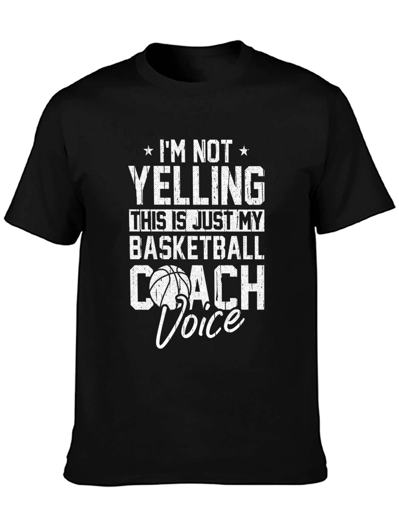 Basketball Coach Voice T-Shirt Funny Gift