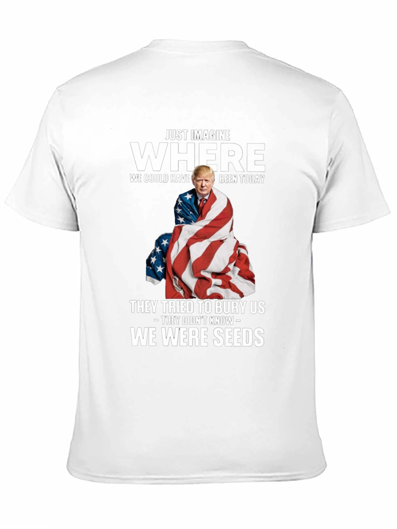Imagine Where Trump T-Shirt - Patriotic Tee