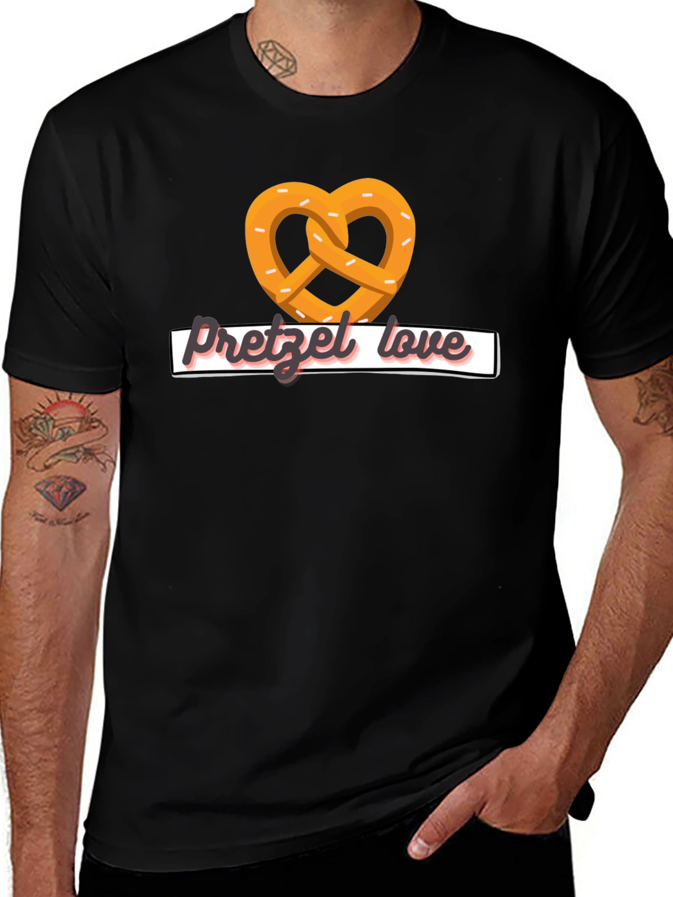 Pretzel Love Graphic T-Shirt