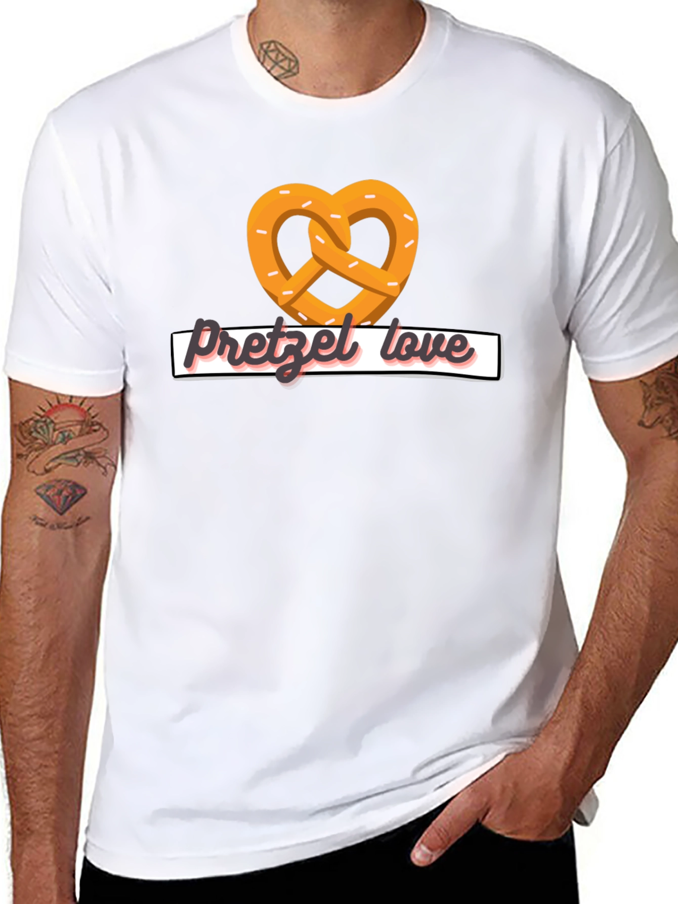 Pretzel Love Graphic T-Shirt