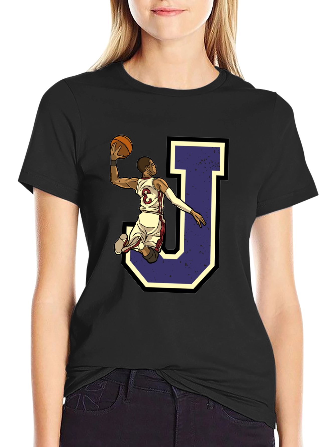 Basketball Player J Graphic Tee