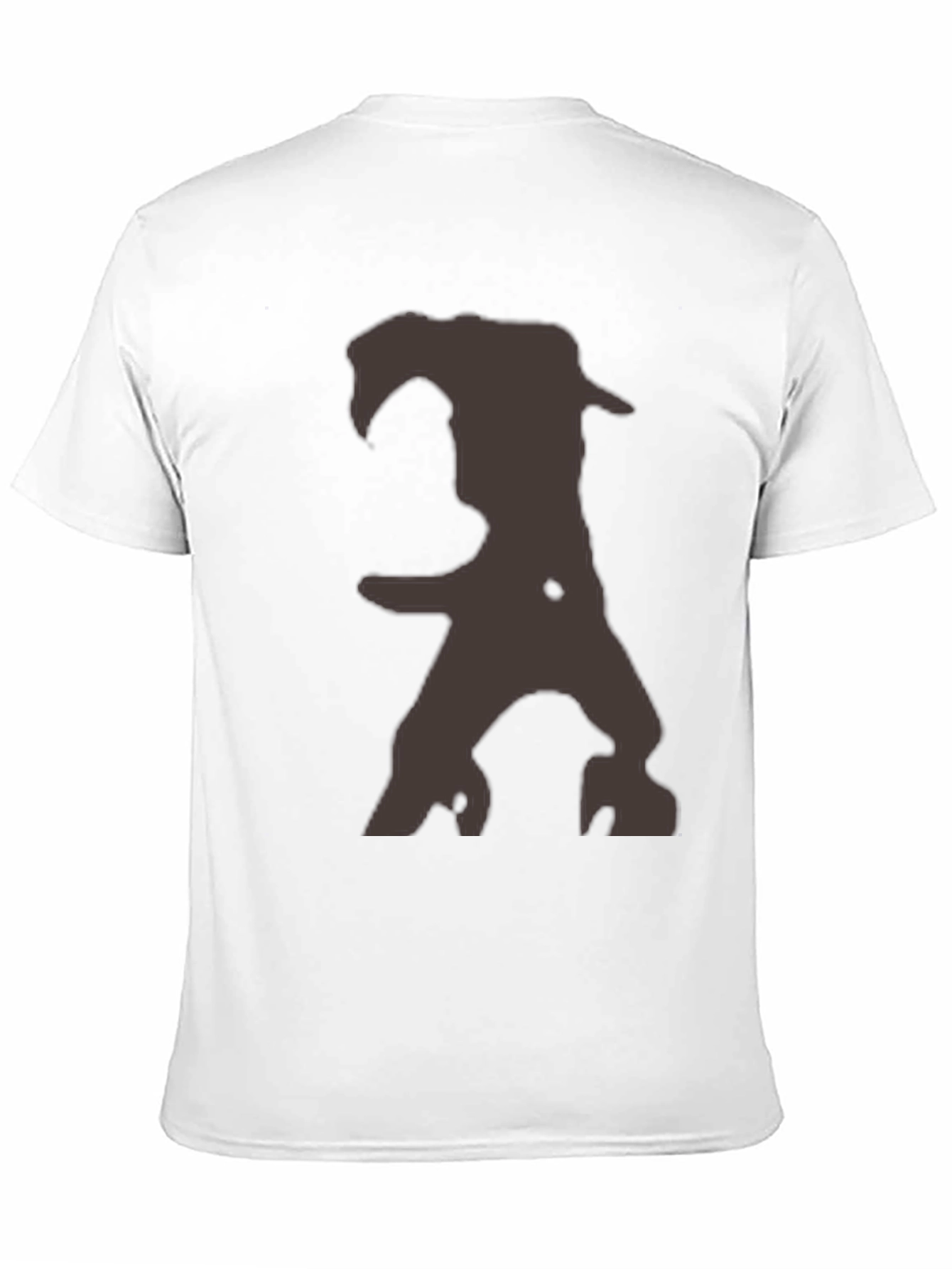 Mens Graphic Print Crew Neck T-Shirt - Black