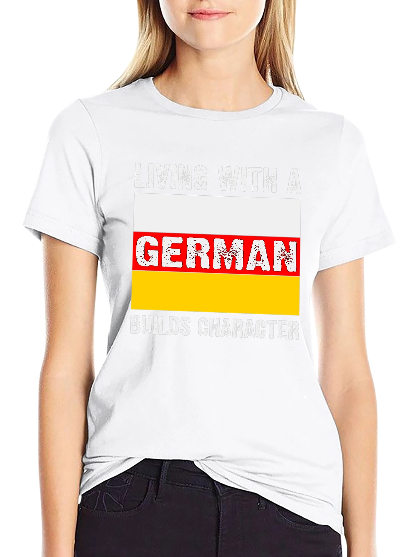 Living With A German T-Shirt