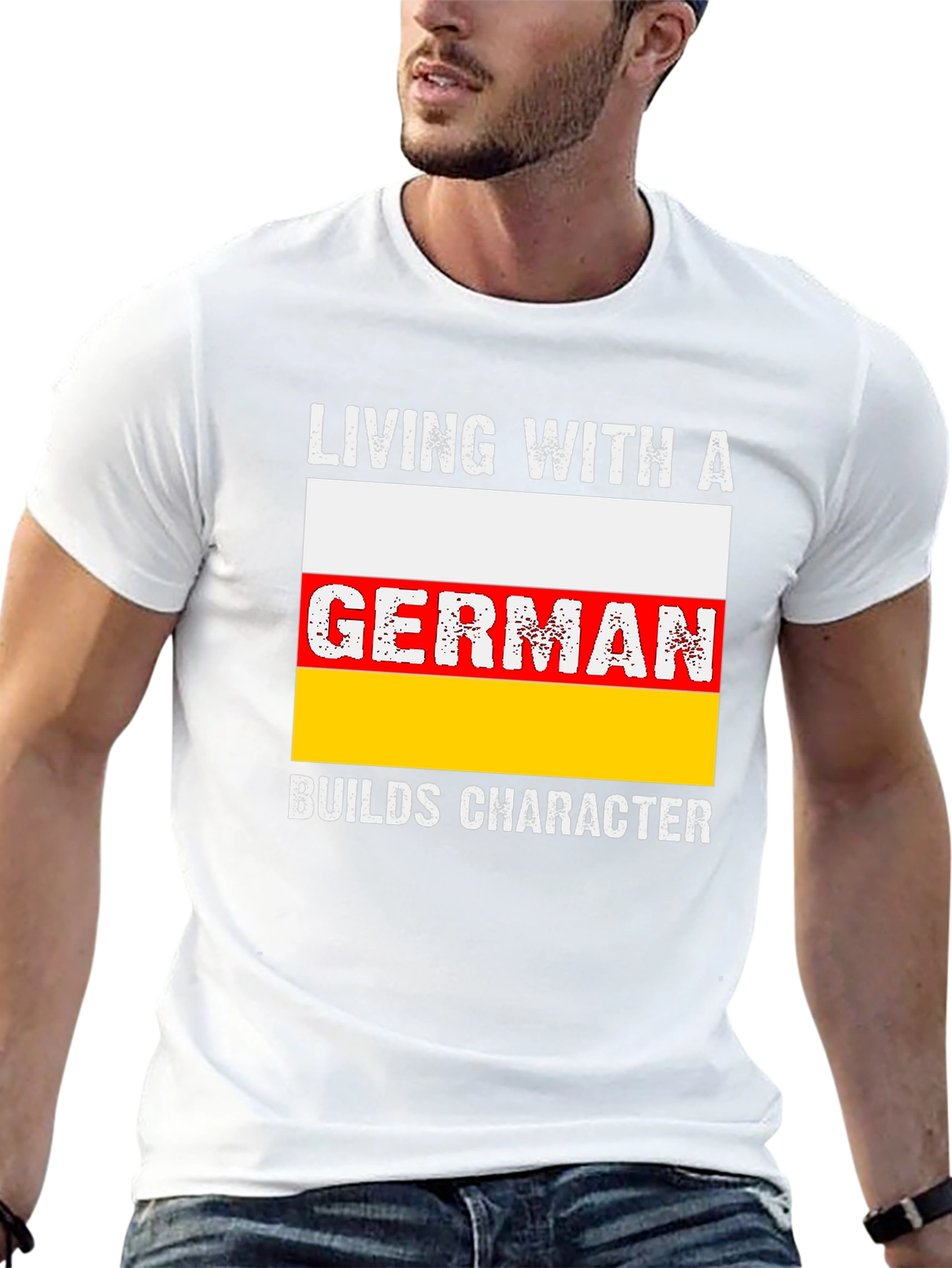Living With A German T-Shirt