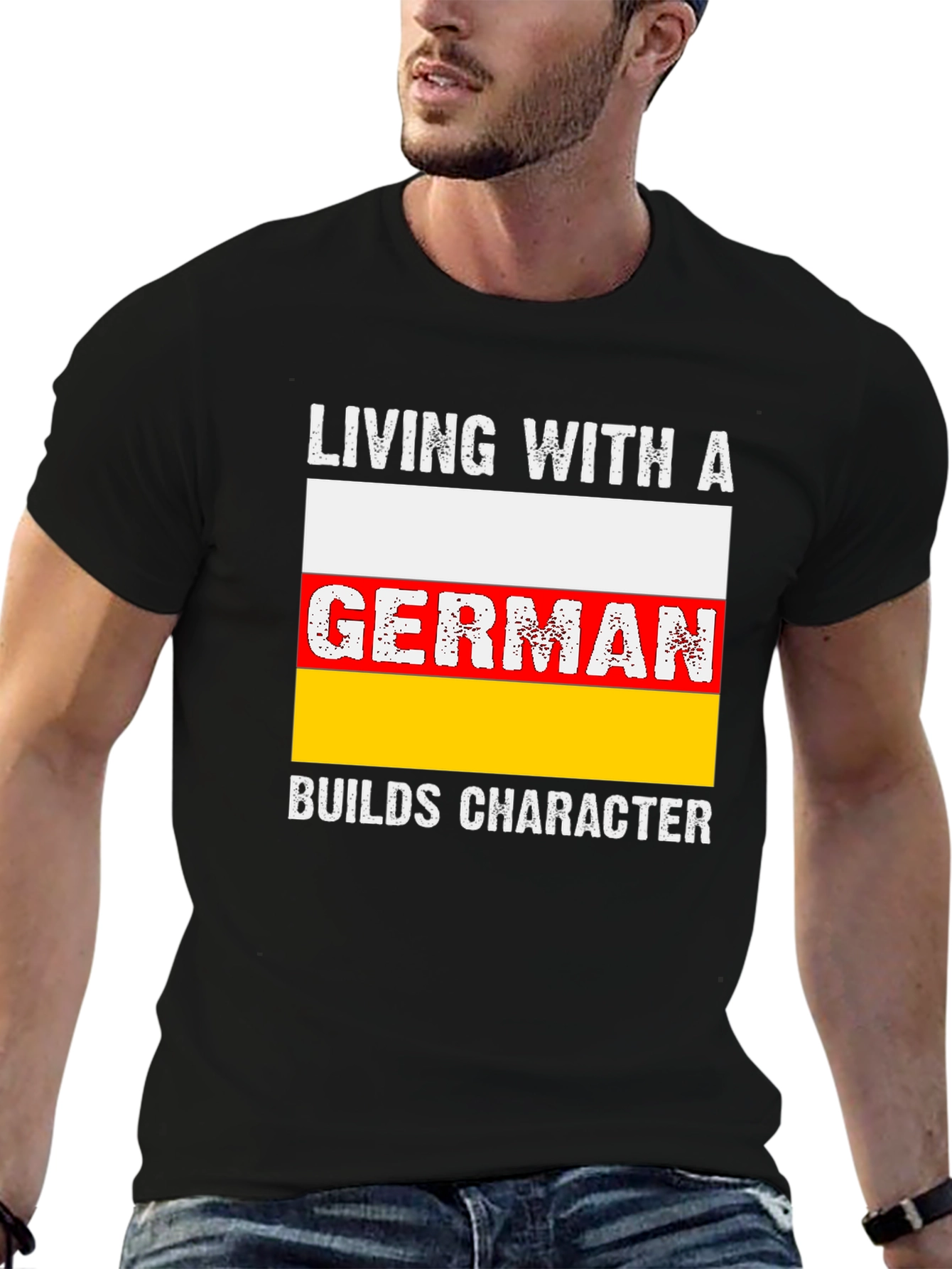 Living With A German T-Shirt