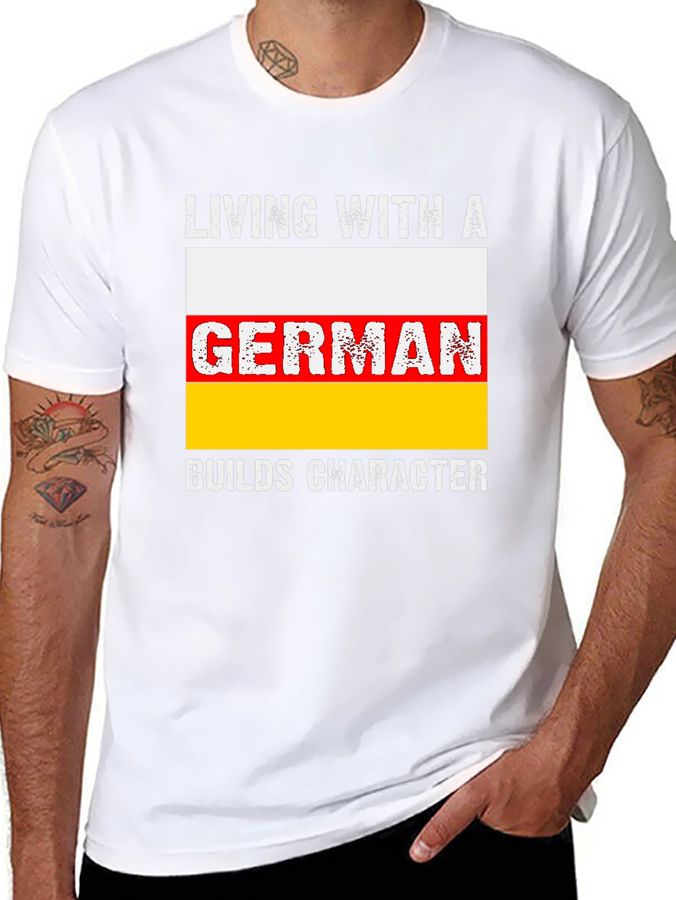Living With A German T-Shirt