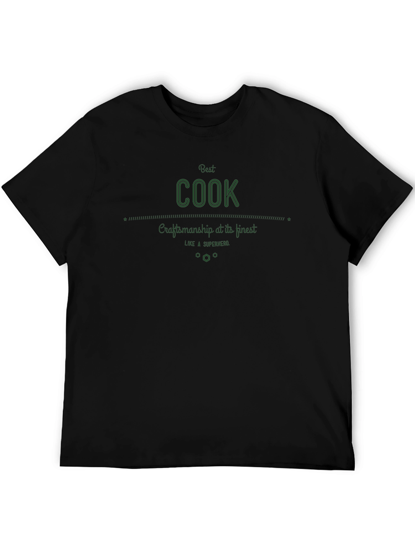 Best Cook Graphic T-Shirt - Craftsmanship Design Tee