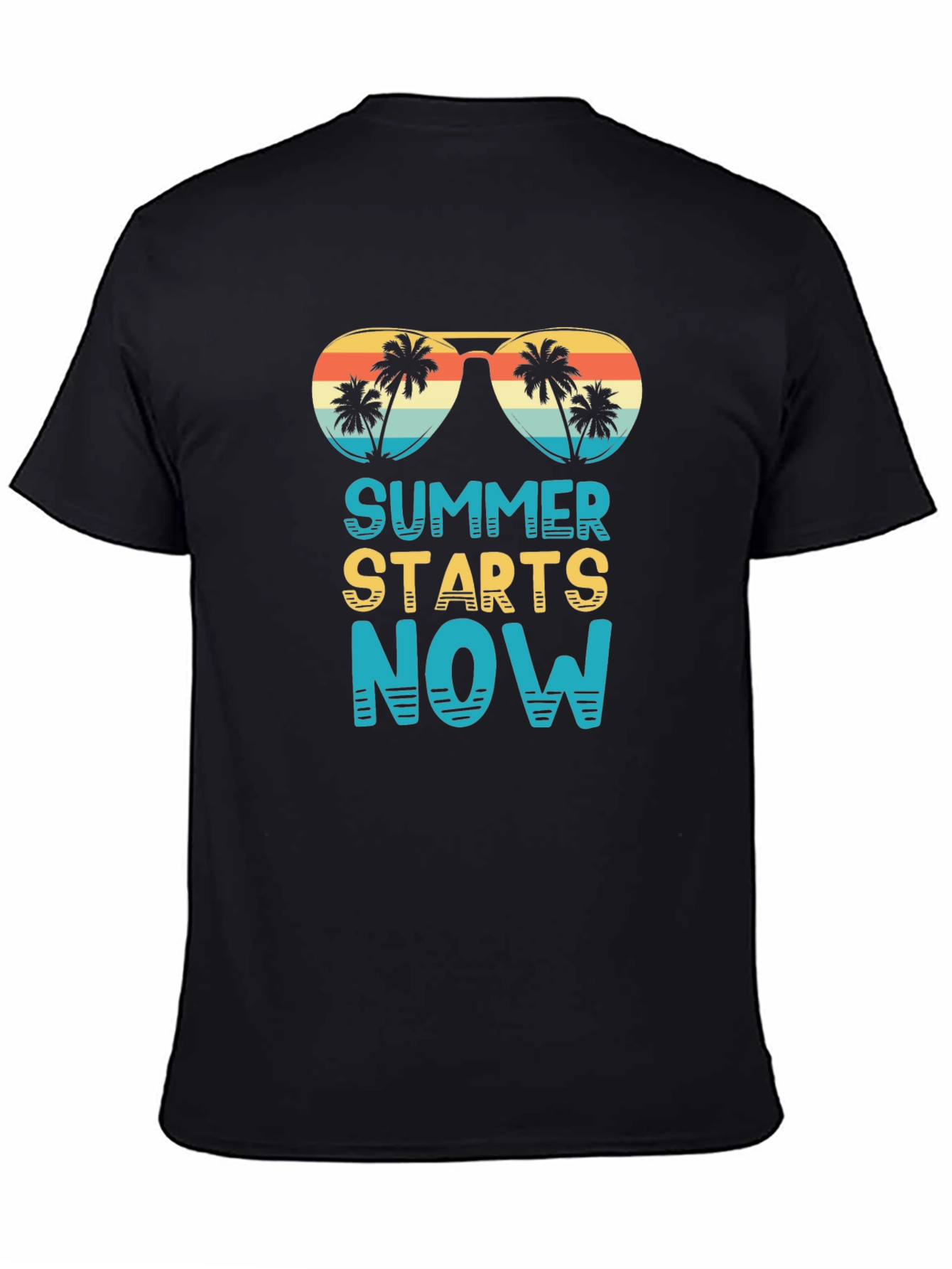 Summer Starts Now T-Shirt - Palm Tree Sunglasses