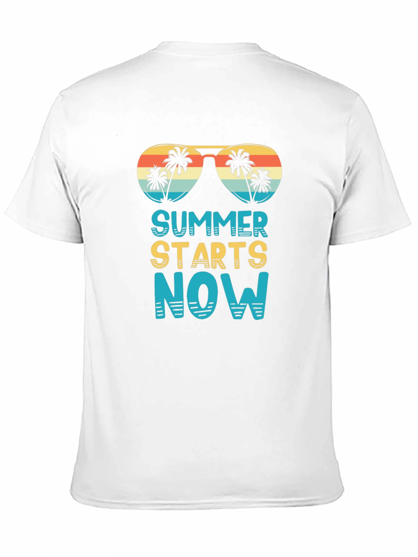 Summer Starts Now T-Shirt - Palm Tree Sunglasses