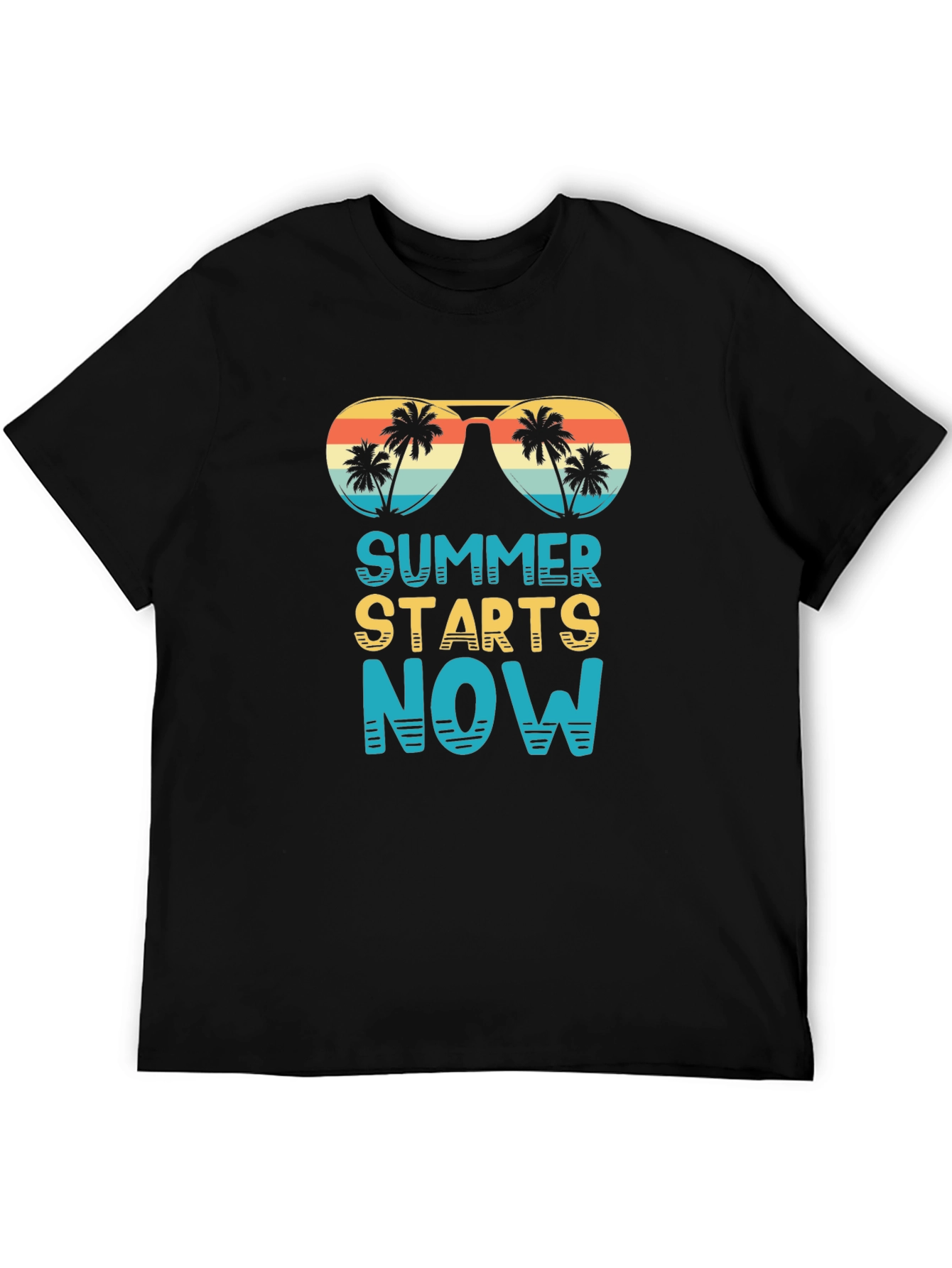 Summer Starts Now T-Shirt - Palm Tree Sunglasses